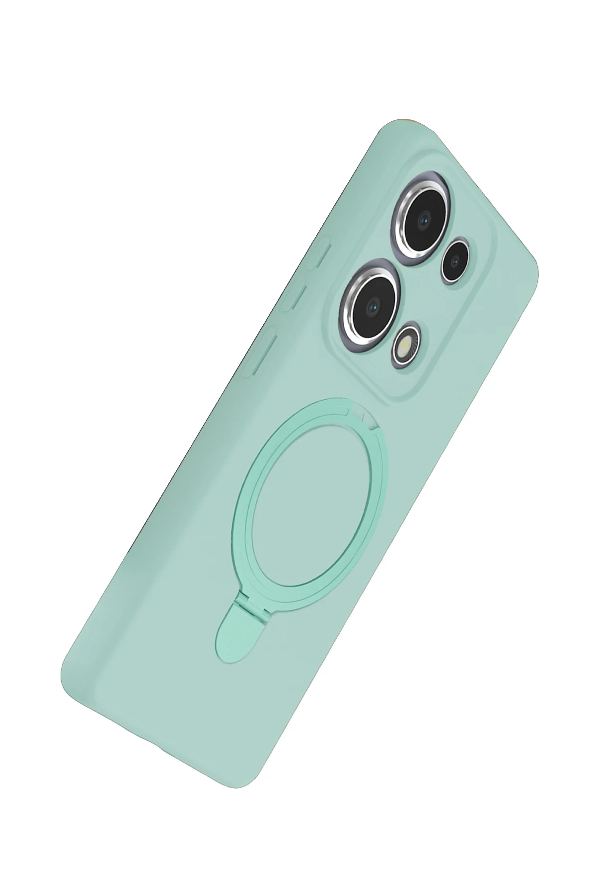 Newface Xiaomi Redmi Note 13 Pro 4G Regal Magsafe Standlı Kapak - Su Yeşili
