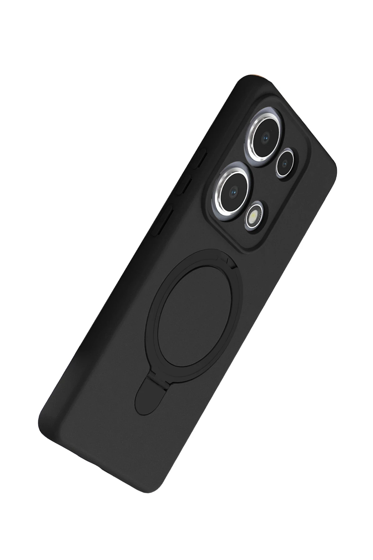 Newface Xiaomi Redmi Note 13 Pro 4G Regal Magsafe Standlı Kapak - Siyah