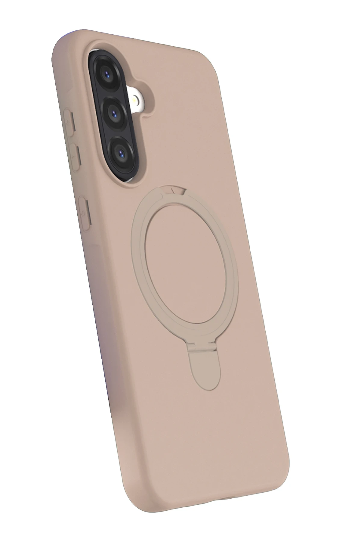 Newface Samsung Galaxy A36 Regal Magsafe Standlı Kapak - Çöl Titanyum
