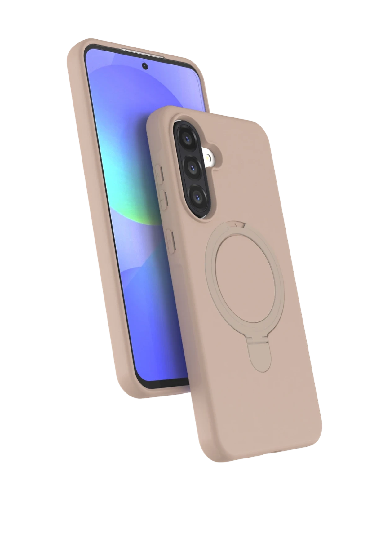Newface Samsung Galaxy A36 Regal Magsafe Standlı Kapak - Çöl Titanyum