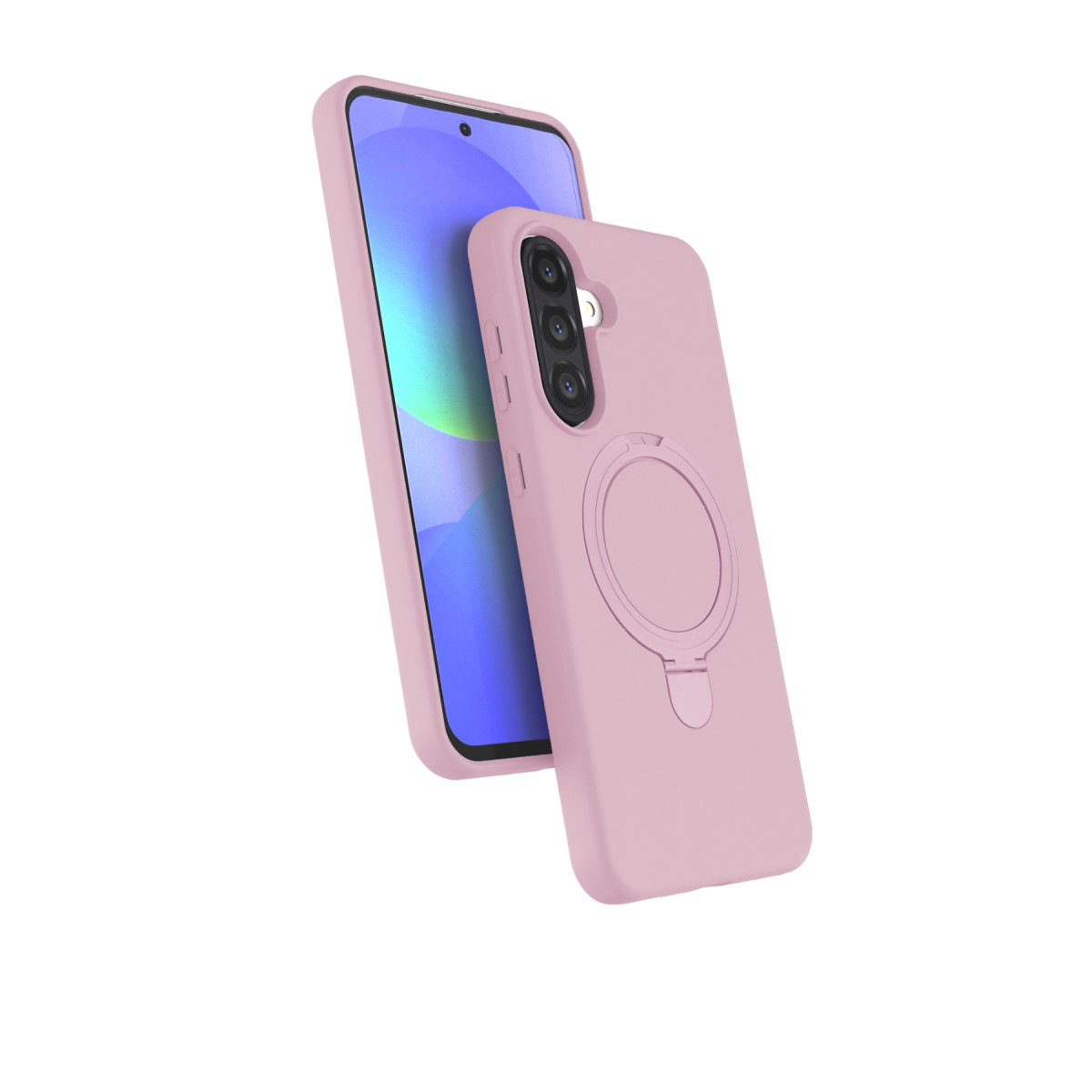 Newface Samsung Galaxy A36 Regal Magsafe Standlı Kapak - Açık Pembe — görsel 11