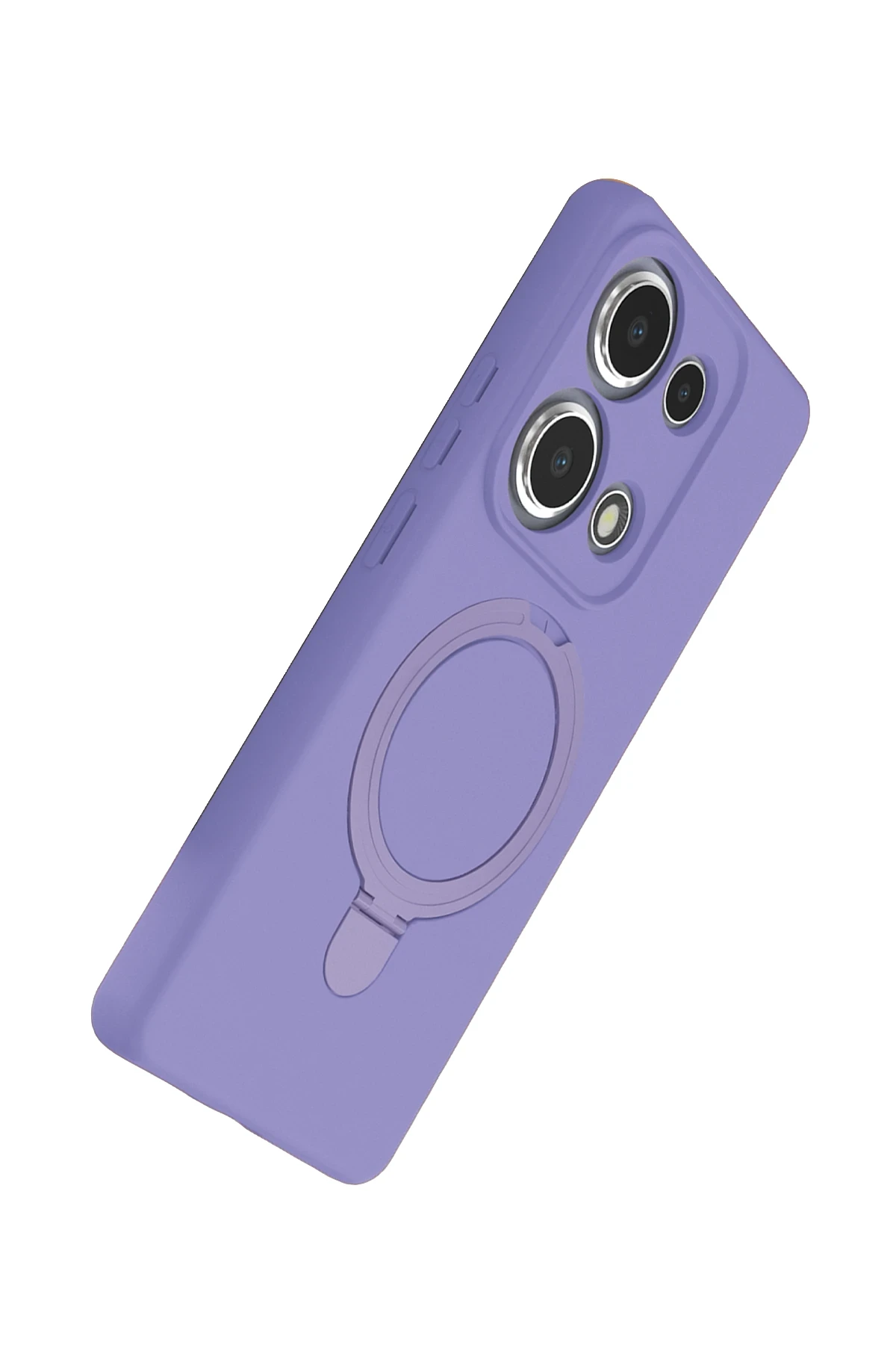Newface Xiaomi Redmi Note 13 Pro 4G Regal Magsafe Standlı Kapak - Lila