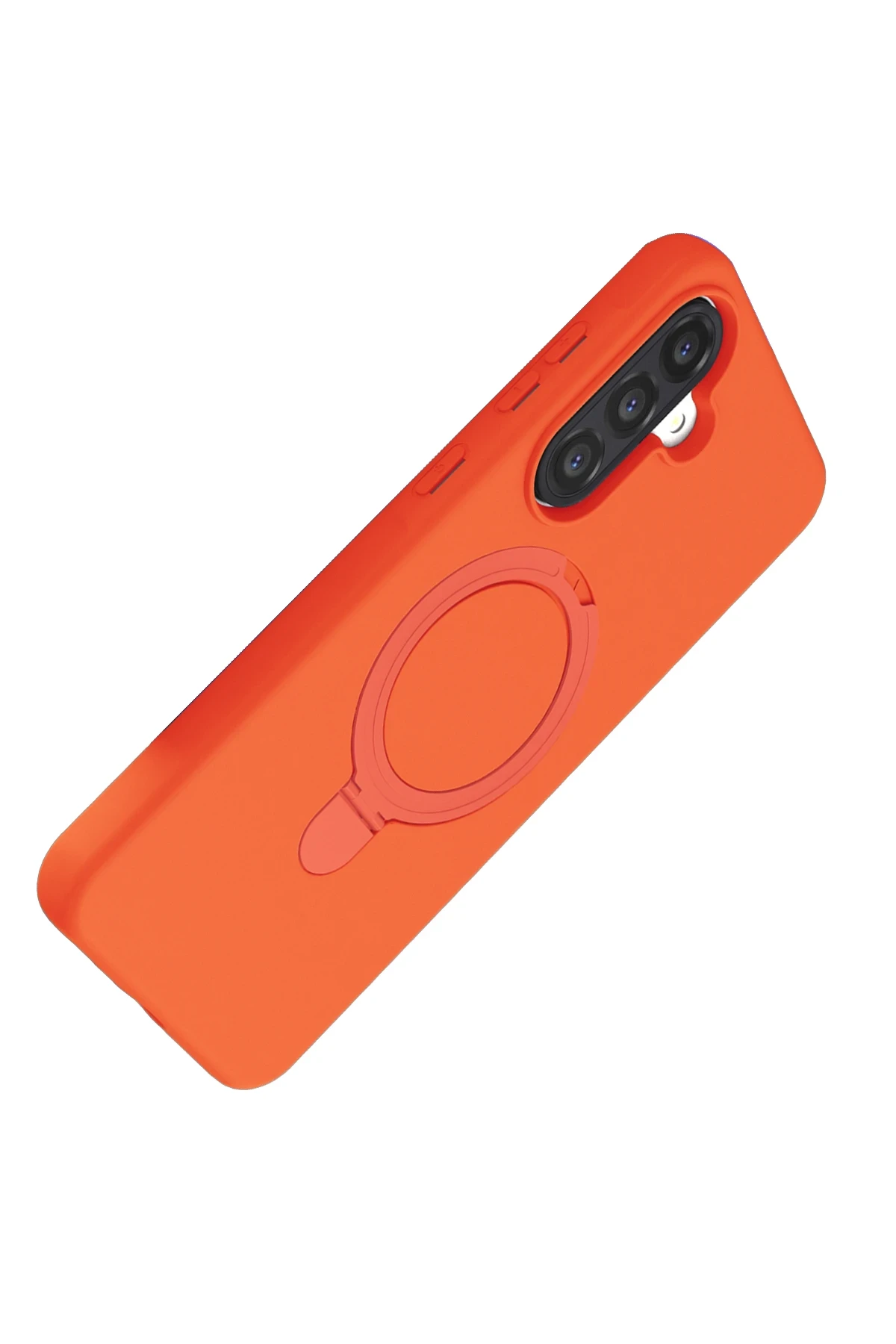 Newface Samsung Galaxy A36 Regal Magsafe Standlı Kapak - Turuncu