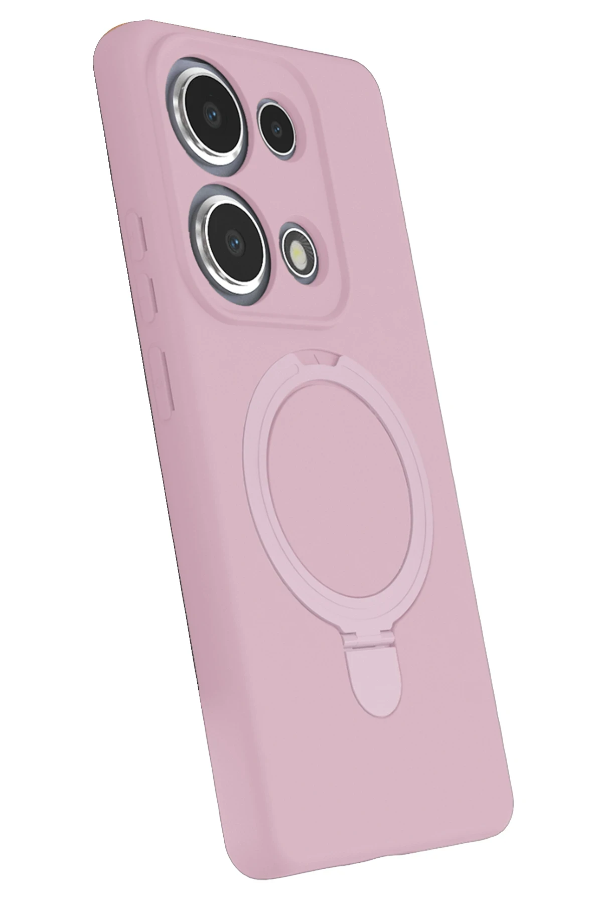 Newface Xiaomi Redmi Note 13 Pro 4G Regal Magsafe Standlı Kapak - Açık Pembe — görsel 2