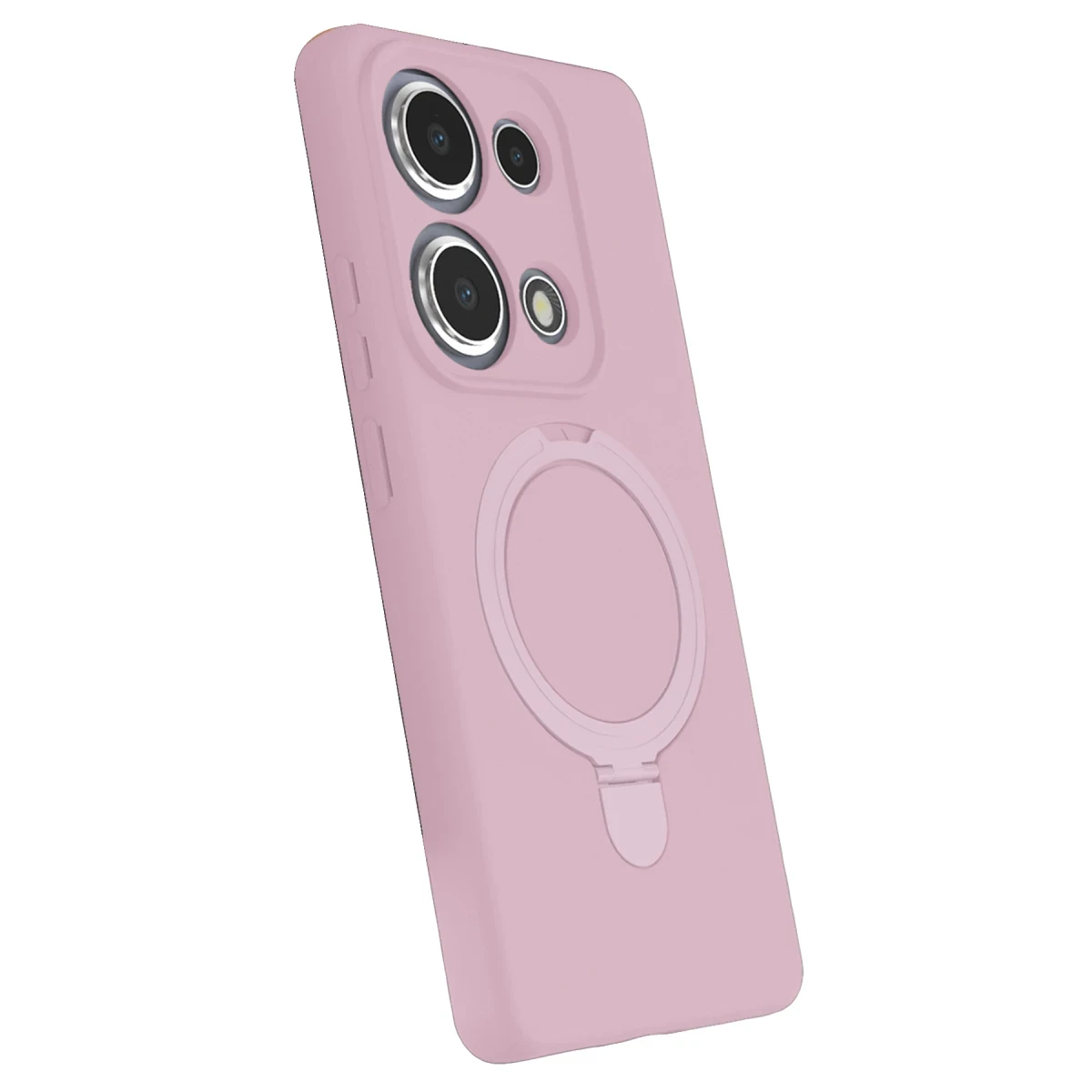 Newface Xiaomi Redmi Note 13 Pro 4G Regal Magsafe Standlı Kapak - Açık Pembe — görsel 6