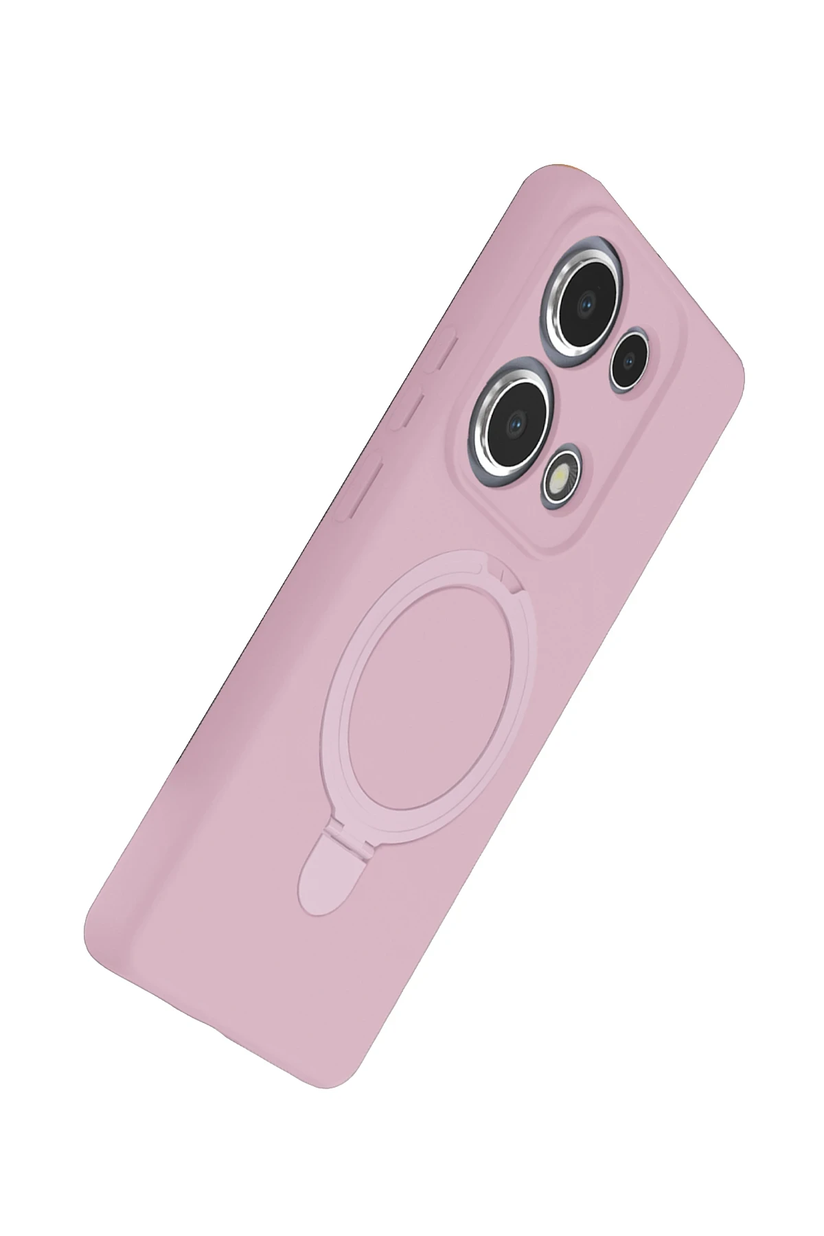 Newface Xiaomi Redmi Note 13 Pro 4G Regal Magsafe Standlı Kapak - Açık Pembe — görsel 4