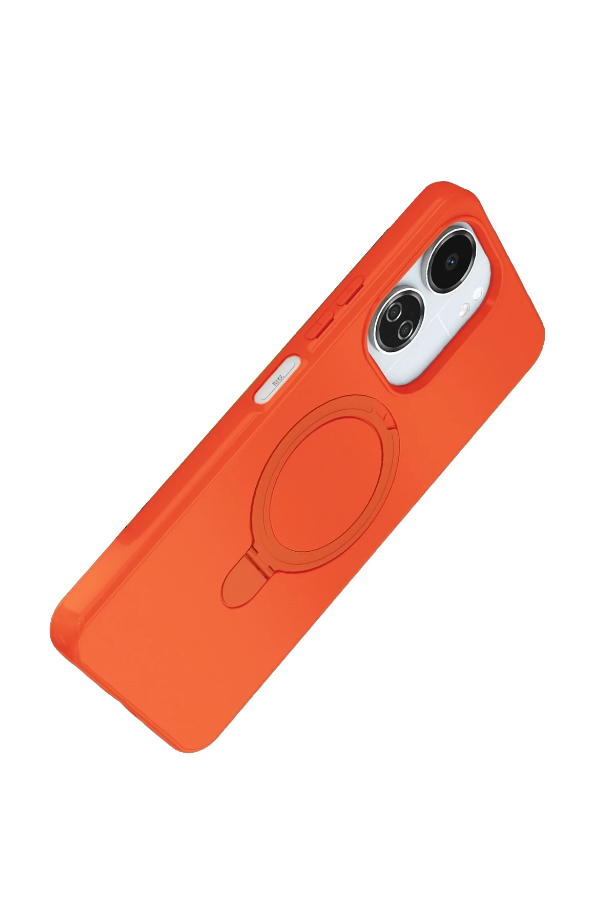 Newface Xiaomi Redmi 13C Regal Magsafe Standlı Kapak - Turuncu