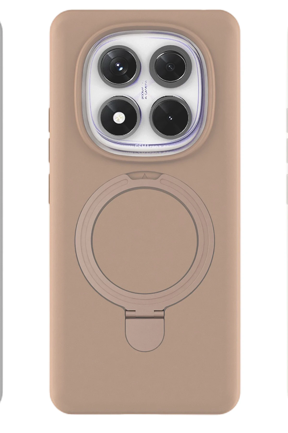 Newface Xiaomi Redmi Note 14 Pro 4G Regal Magsafe Standlı Kapak - Çöl Titanyum