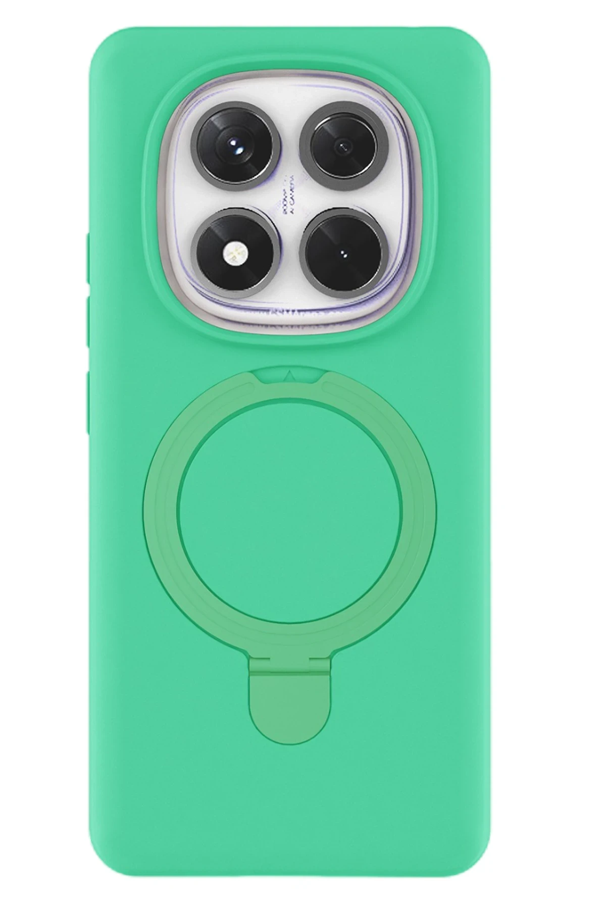 Newface Xiaomi Redmi Note 14 Pro 4G Regal Magsafe Standlı Kapak - Yeşil