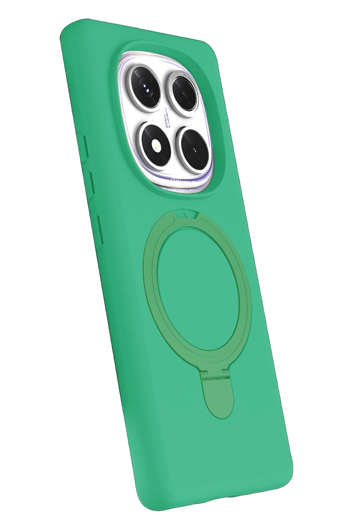 Newface Xiaomi Redmi Note 14 Pro 4G Regal Magsafe Standlı Kapak - Yeşil