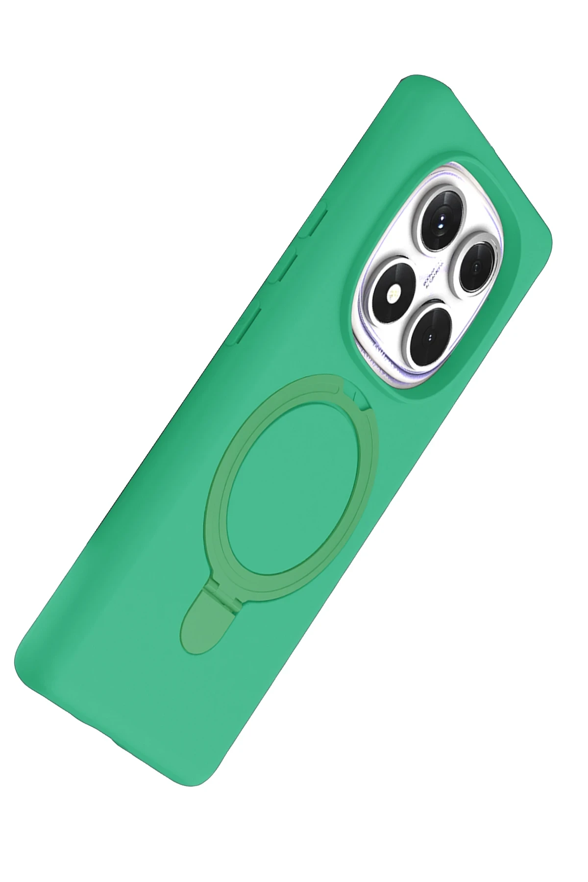 Newface Xiaomi Redmi Note 14 Pro 4G Regal Magsafe Standlı Kapak - Yeşil