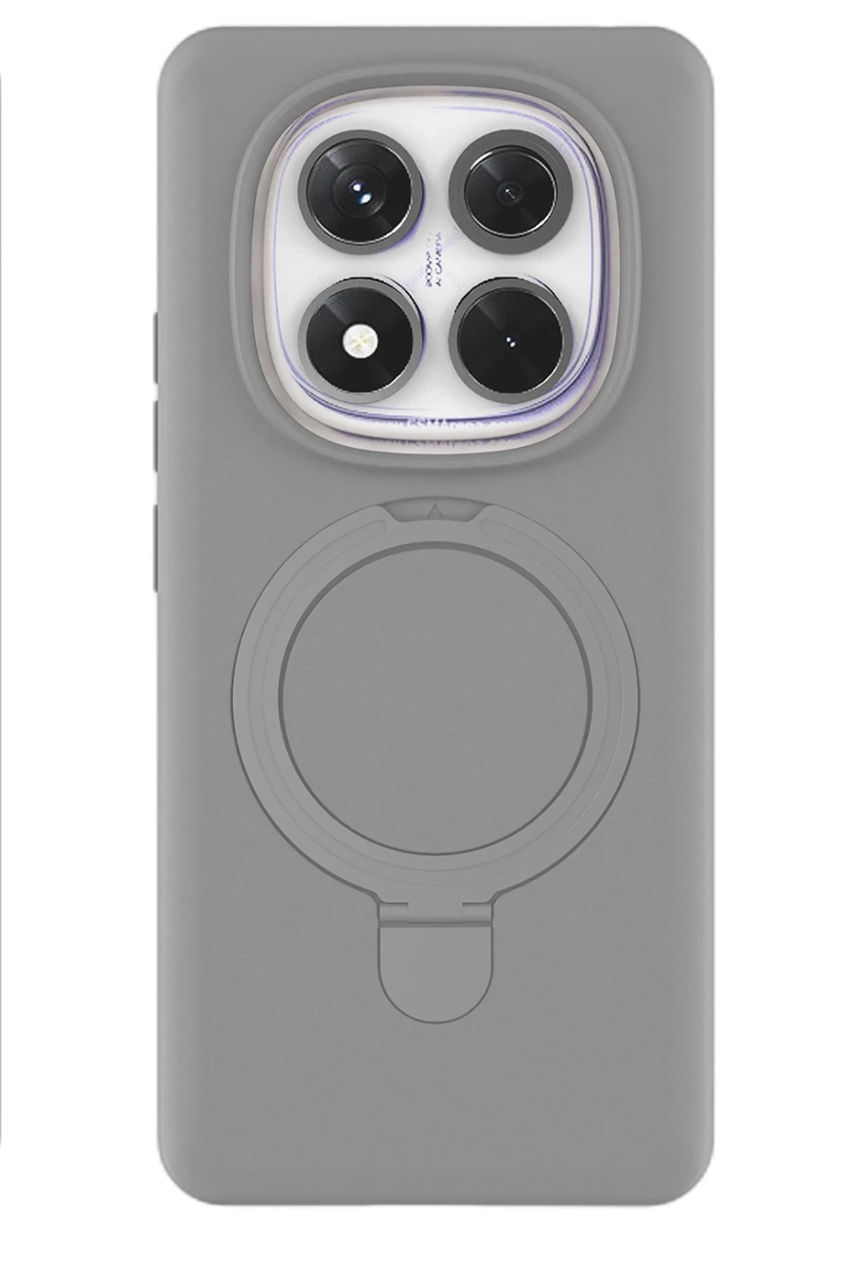Newface Xiaomi Redmi Note 14 Pro 4G Regal Magsafe Standlı Kapak - Titan Gri