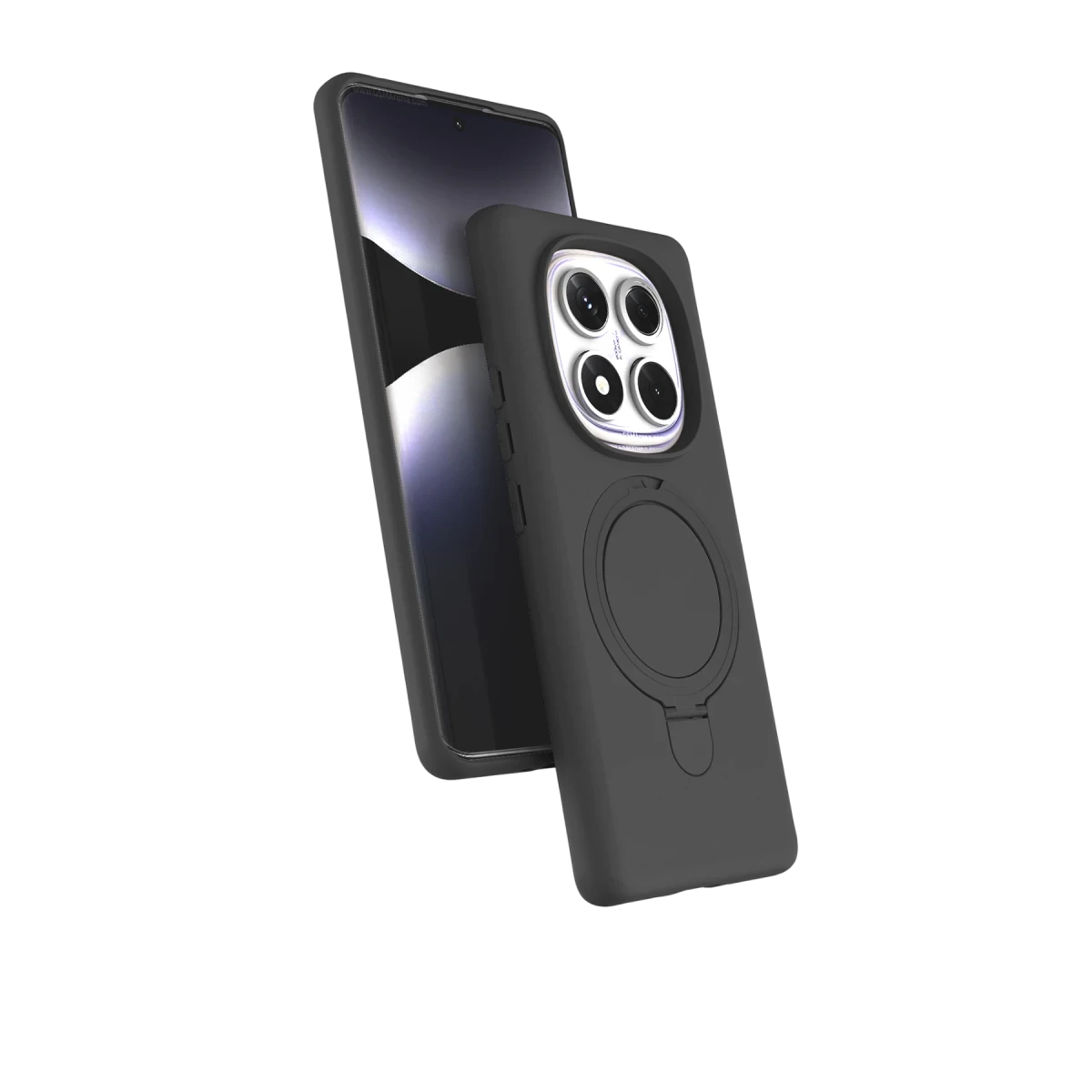 Newface Xiaomi Redmi Note 14 Pro 4G Regal Magsafe Standlı Kapak - Titan Gri