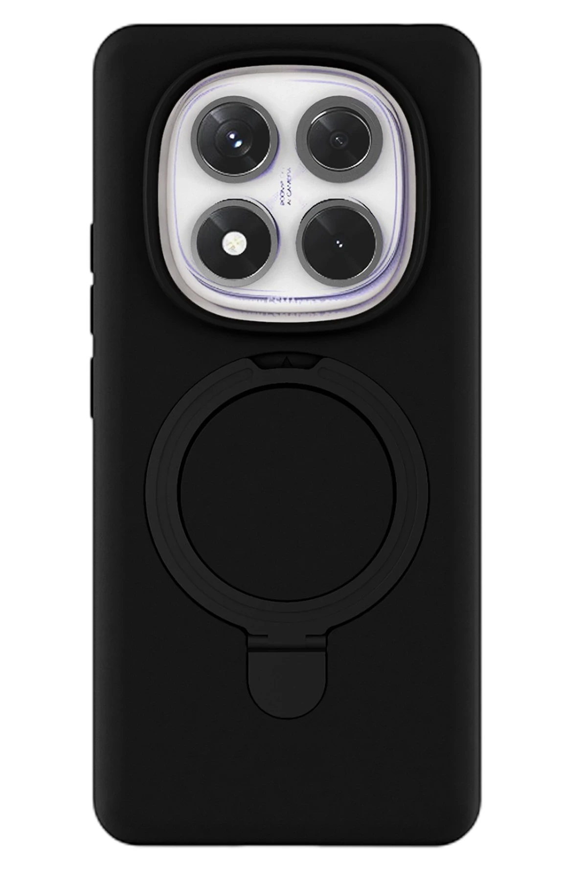 Newface Xiaomi Redmi Note 14 Pro 4G Regal Magsafe Standlı Kapak - Siyah