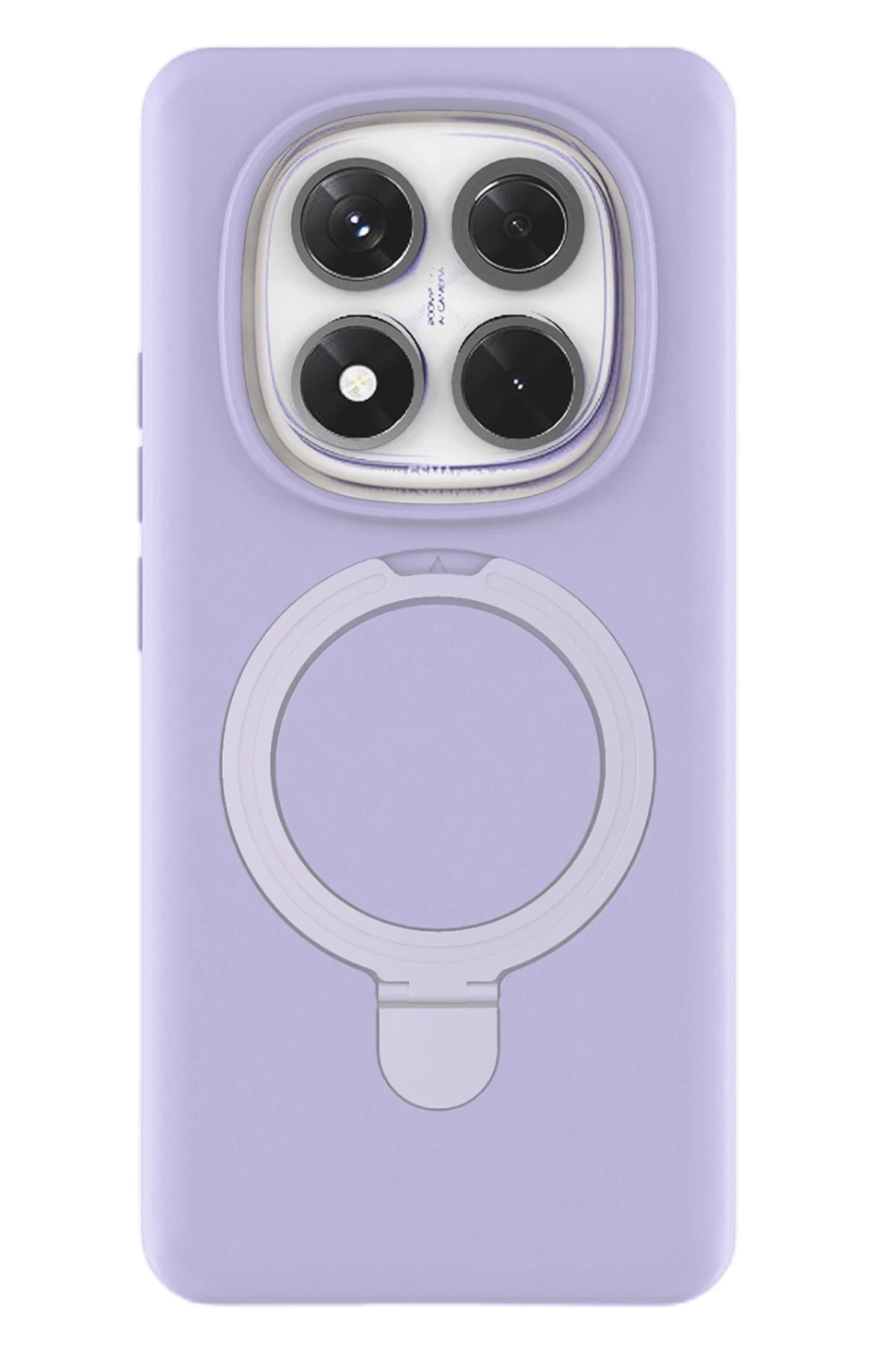 Newface Xiaomi Redmi Note 14 Pro 4G Regal Magsafe Standlı Kapak - Lila
