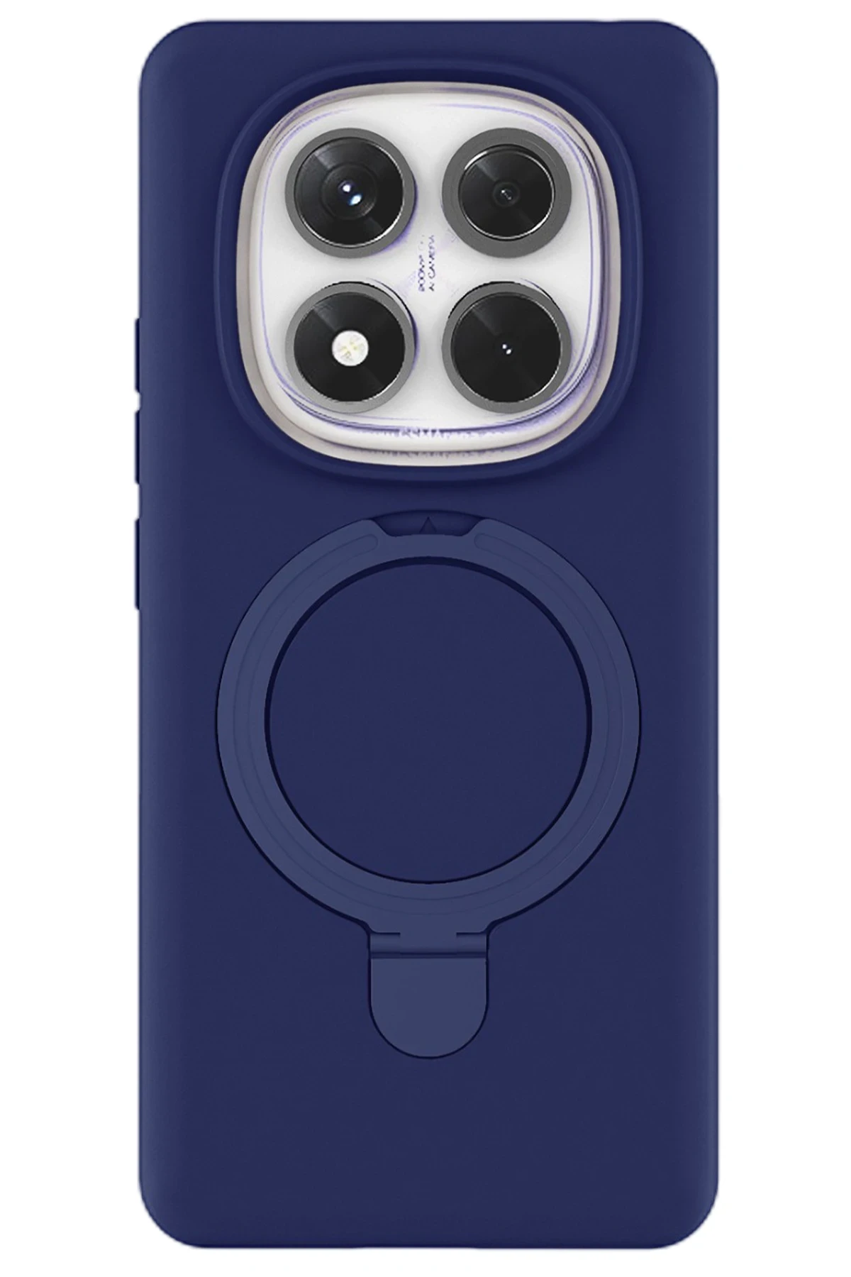 Newface Xiaomi Redmi Note 14 Pro 4G Regal Magsafe Standlı Kapak - Lacivert