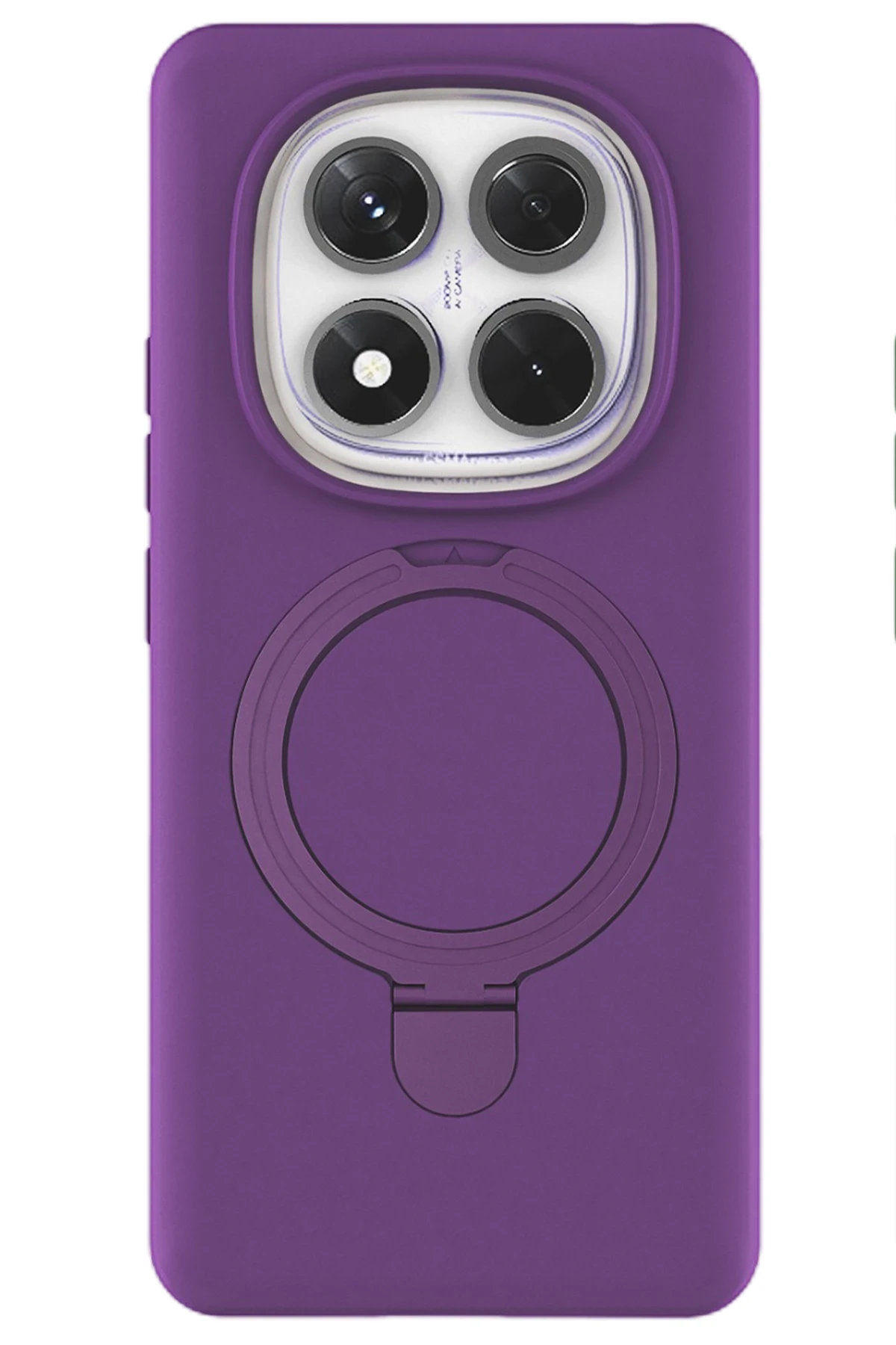 Newface Xiaomi Redmi Note 14 Pro 4G Regal Magsafe Standlı Kapak - Derin Mor