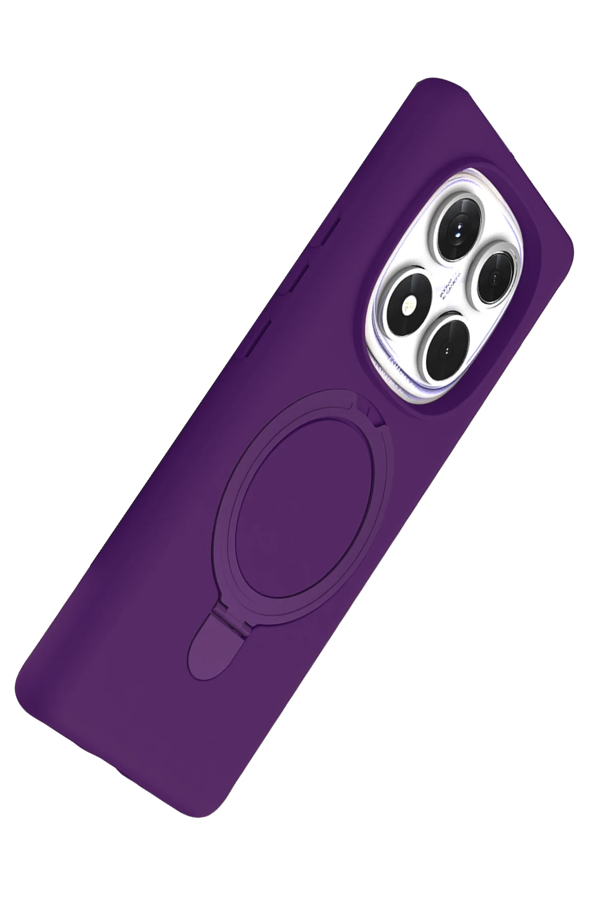 Newface Xiaomi Redmi Note 14 Pro 4G Regal Magsafe Standlı Kapak - Derin Mor