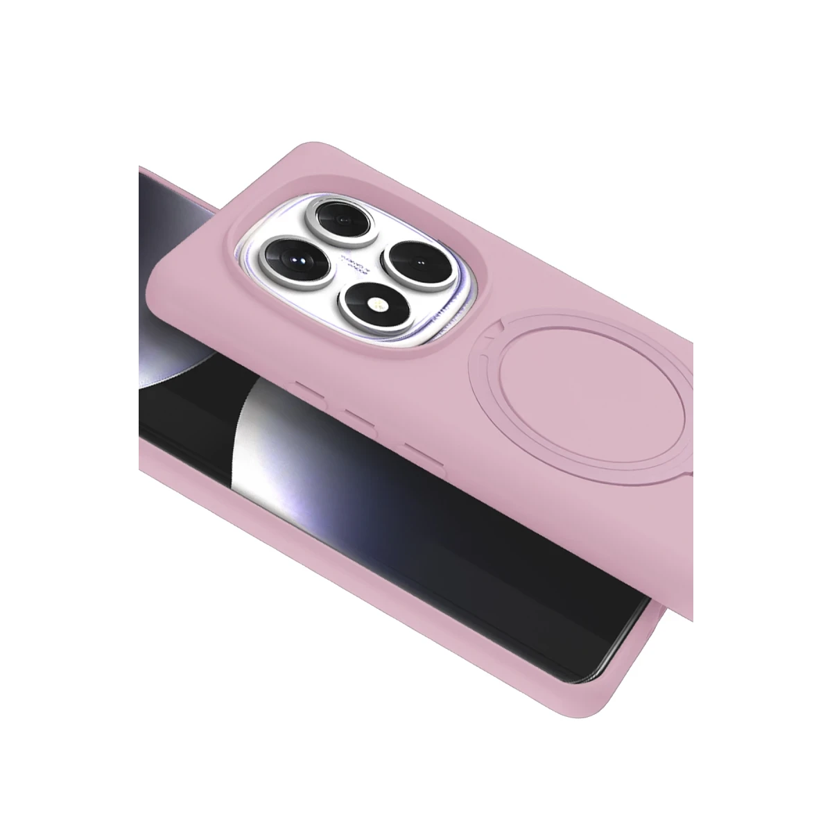 Newface Xiaomi Redmi Note 14 Pro 4G Regal Magsafe Standlı Kapak - Açık Pembe — görsel 10
