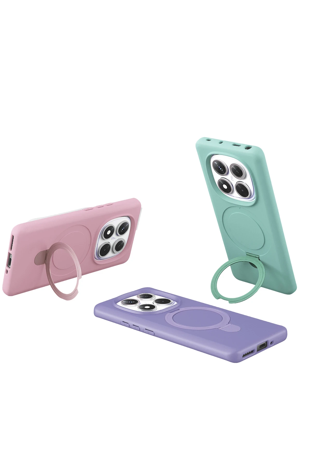 Newface Xiaomi Redmi Note 14 Pro 4G Regal Magsafe Standlı Kapak - Açık Pembe — görsel 6