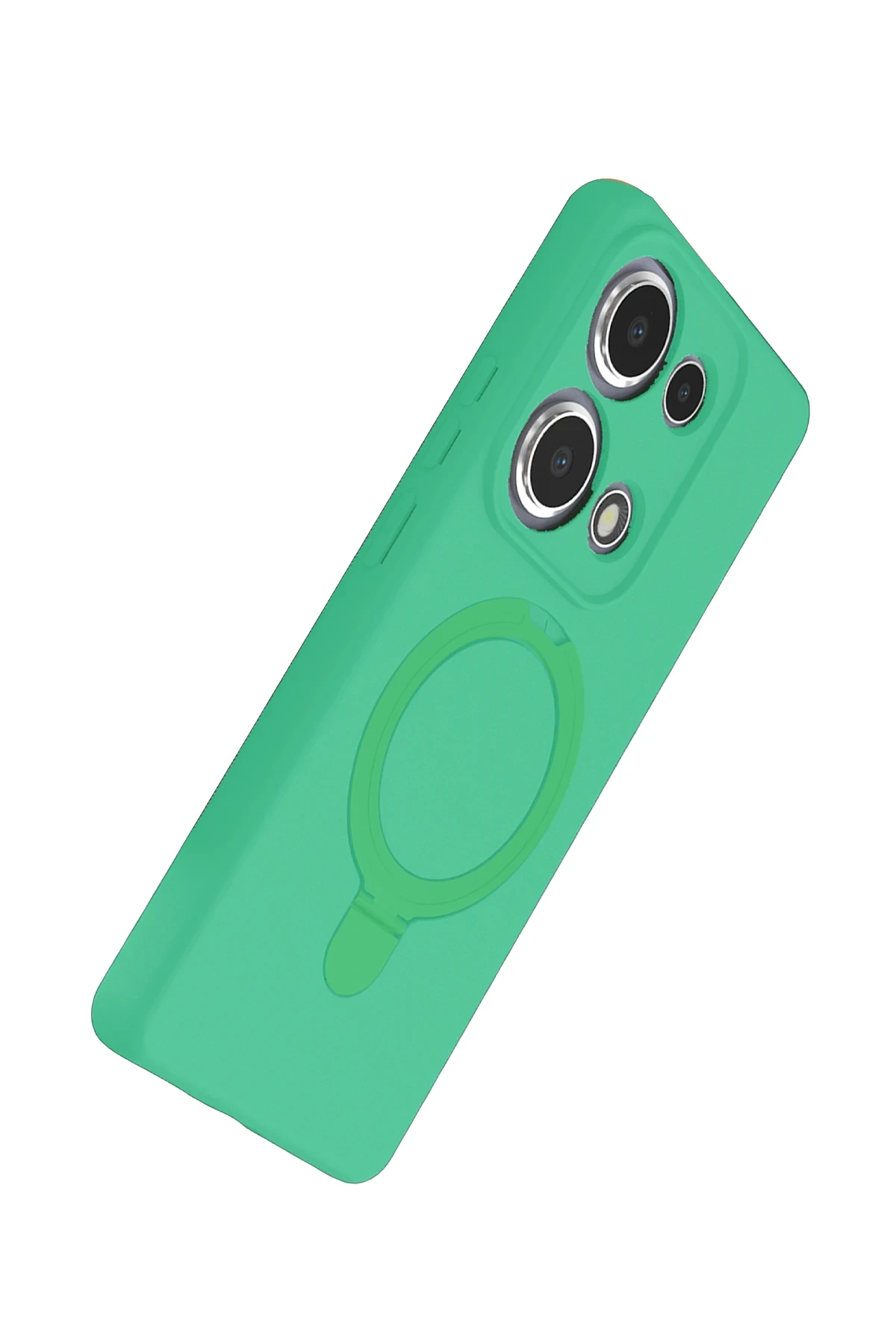 Newface Xiaomi Redmi Note 13 Pro 4G Regal Magsafe Standlı Kapak - Yeşil