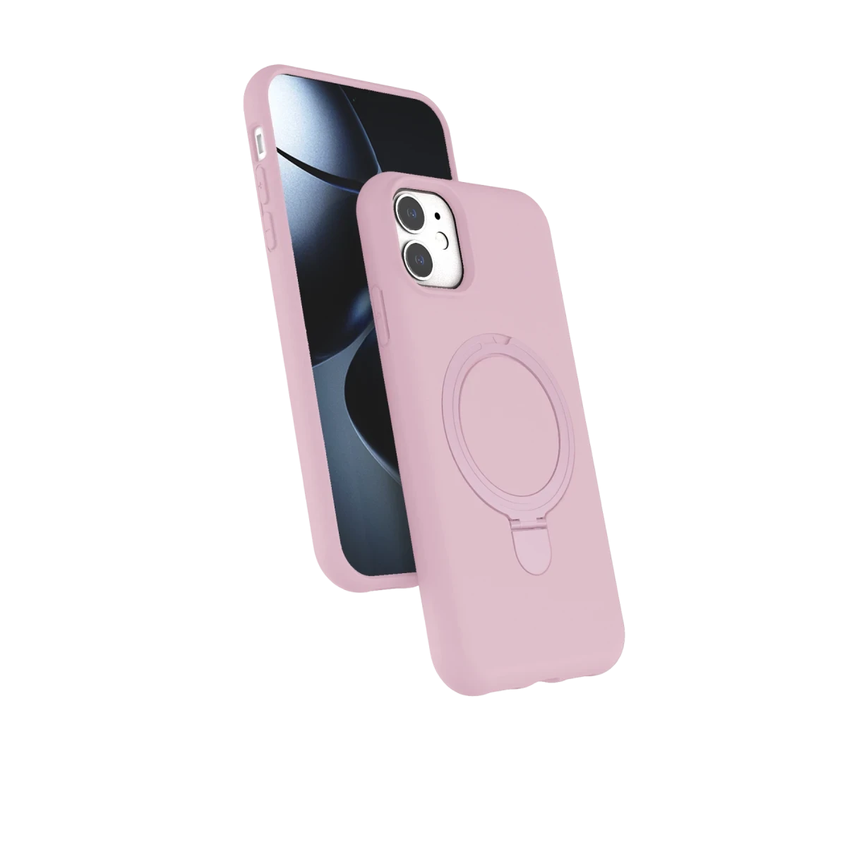 Newface Apple iPhone 11 Regal Magsafe Standlı Kapak - Açık Pembe — görsel 5