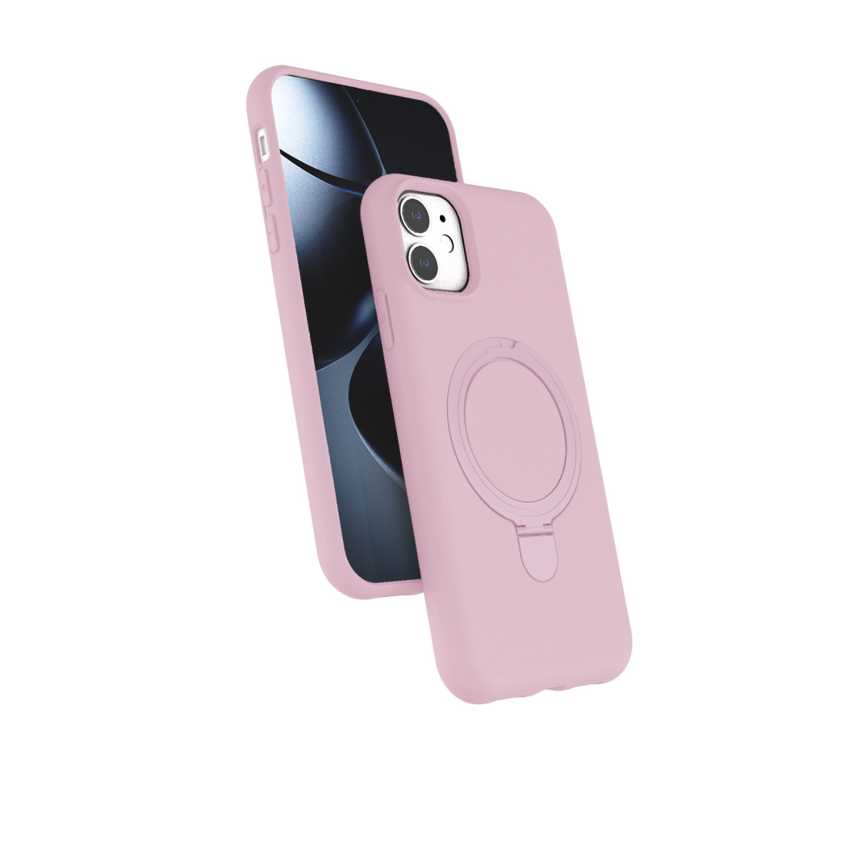 Newface Apple iPhone 11 Regal Magsafe Standlı Kapak - Açık Pembe — görsel 9