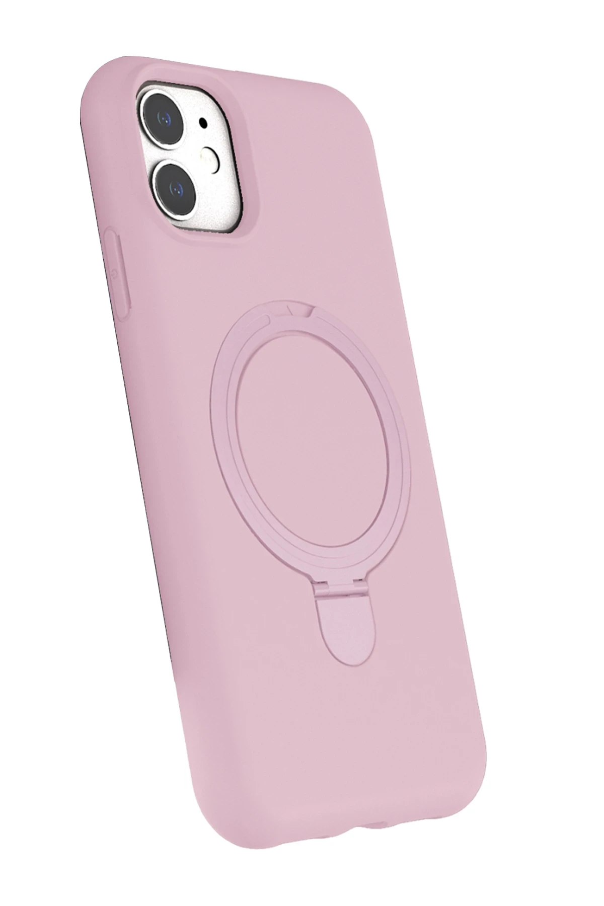 Newface Apple iPhone 11 Regal Magsafe Standlı Kapak - Açık Pembe — görsel 2
