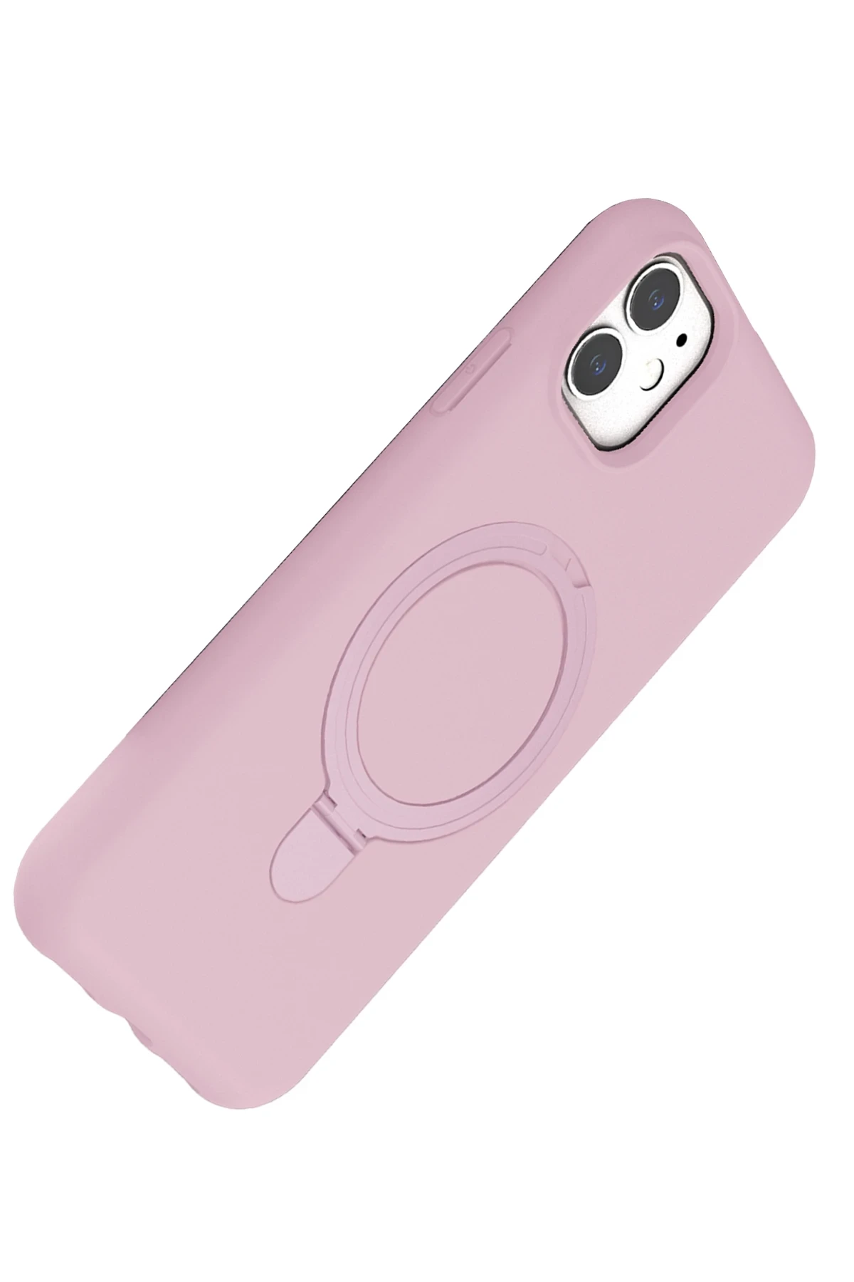Newface Apple iPhone 11 Regal Magsafe Standlı Kapak - Açık Pembe — görsel 3