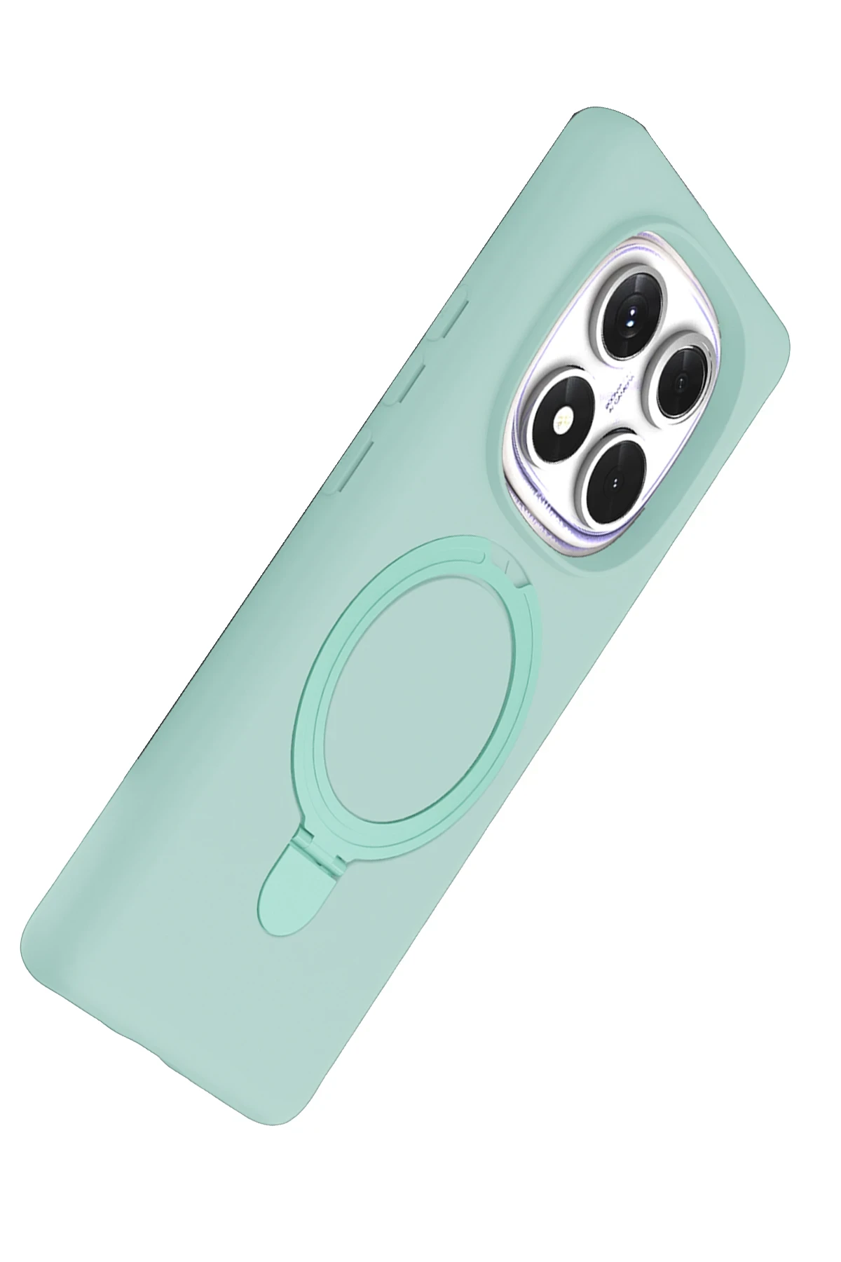 Newface Xiaomi Redmi Note 14 Pro 5G Regal Magsafe Standlı Kapak - Su Yeşili