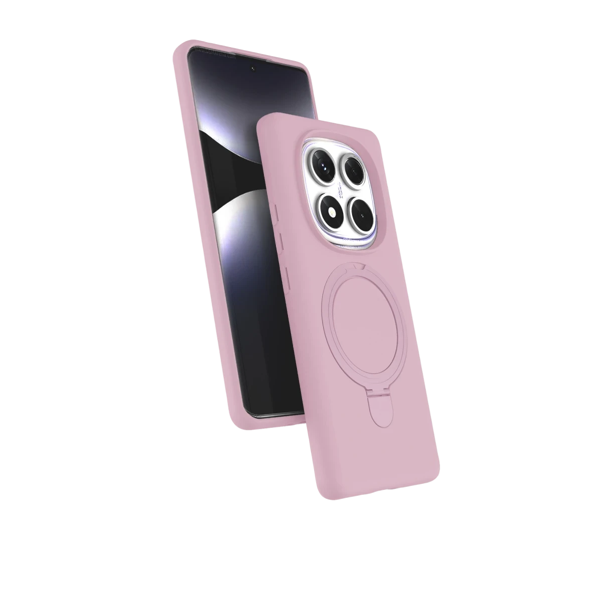 Newface Xiaomi Redmi Note 14 Pro 5G Regal Magsafe Standlı Kapak - Açık Pembe — görsel 6