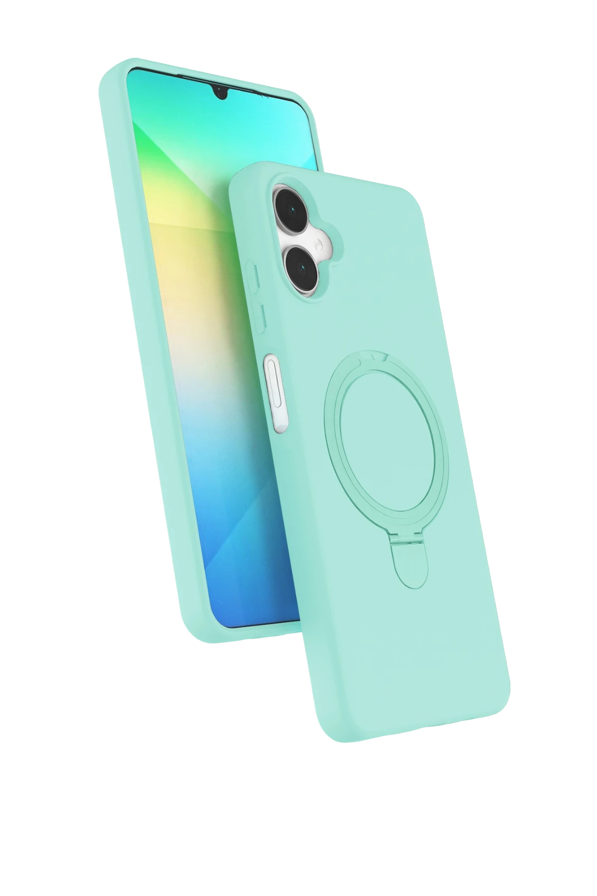 Newface Samsung Galaxy A06 Regal Magsafe Standlı Kapak - Su Yeşili
