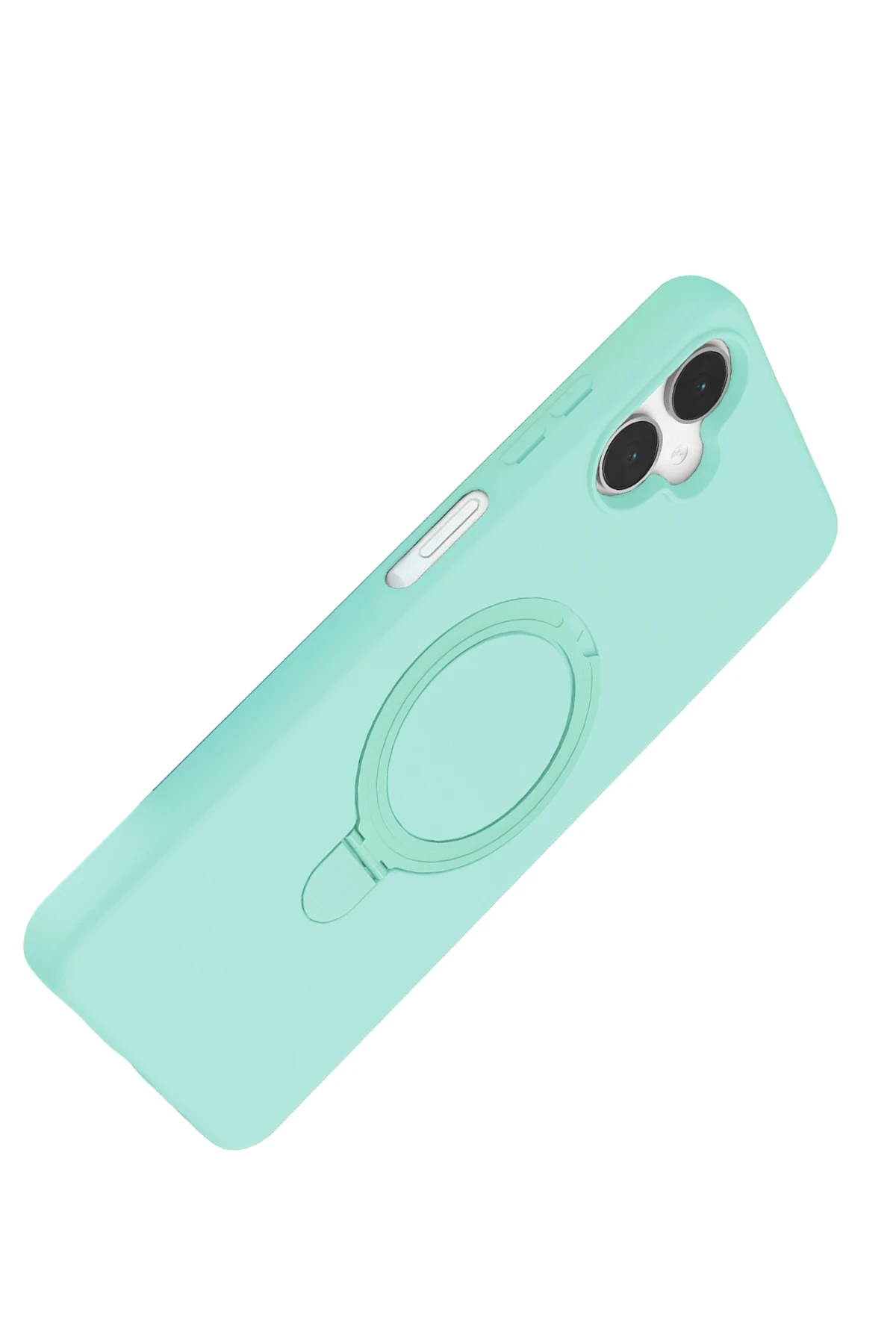 Newface Samsung Galaxy A06 Regal Magsafe Standlı Kapak - Su Yeşili