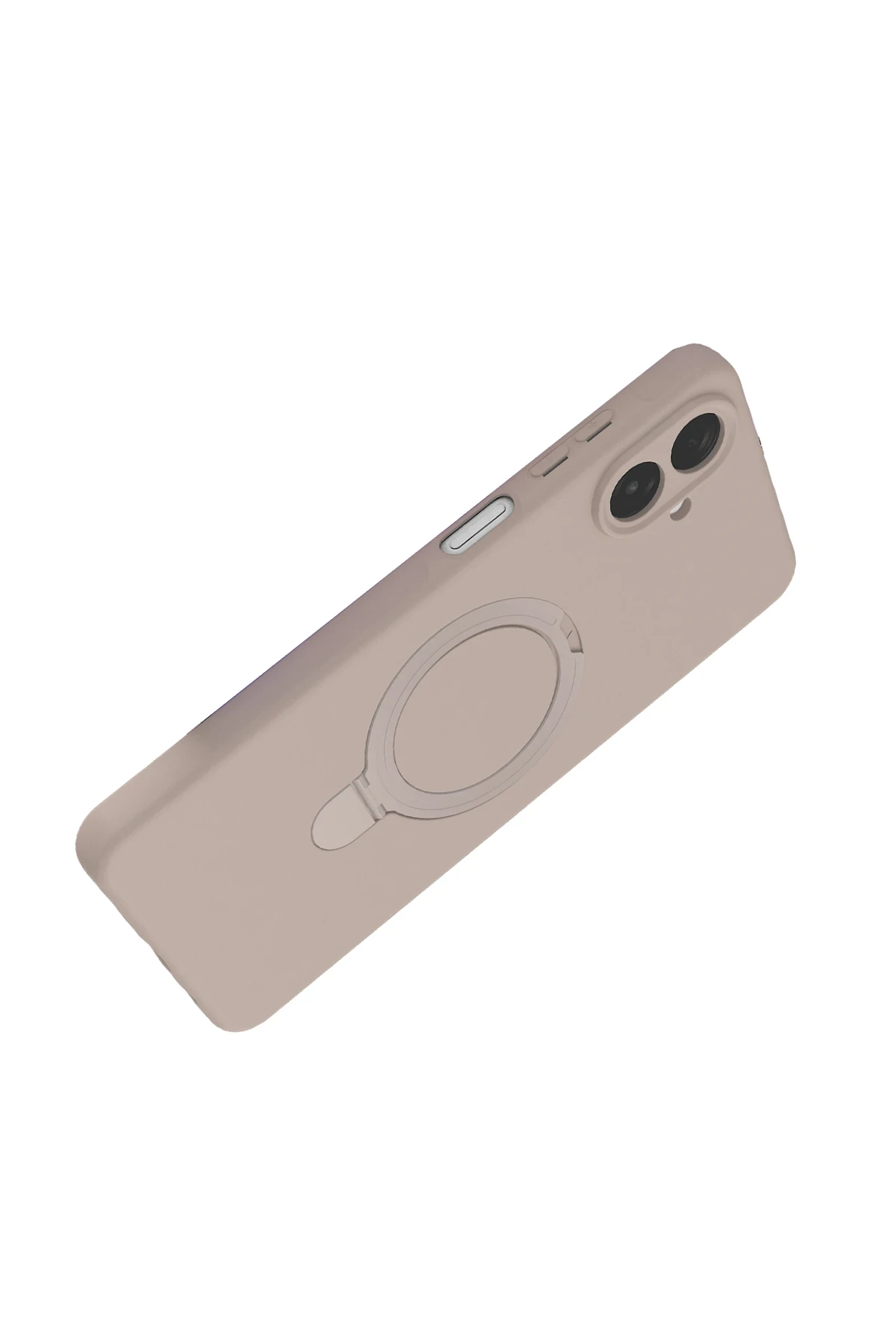 Newface Samsung Galaxy A07 4G Regal Magsafe Standlı Kapak - Çöl Titanyum