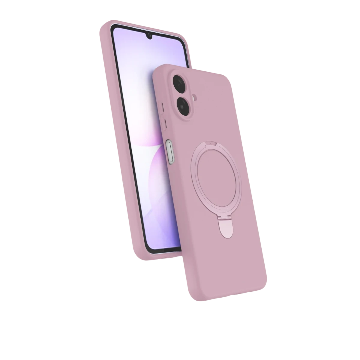 Newface Samsung Galaxy A07 4G Regal Magsafe Standlı Kapak - Açık Pembe — görsel 5