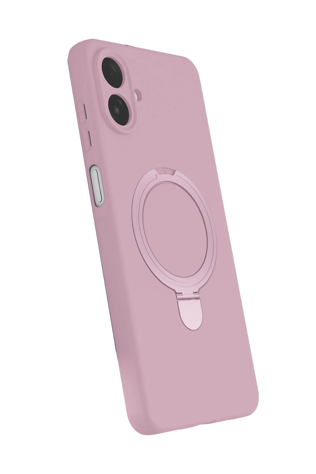 Newface Samsung Galaxy A07 4G Regal Magsafe Standlı Kapak - Açık Pembe
