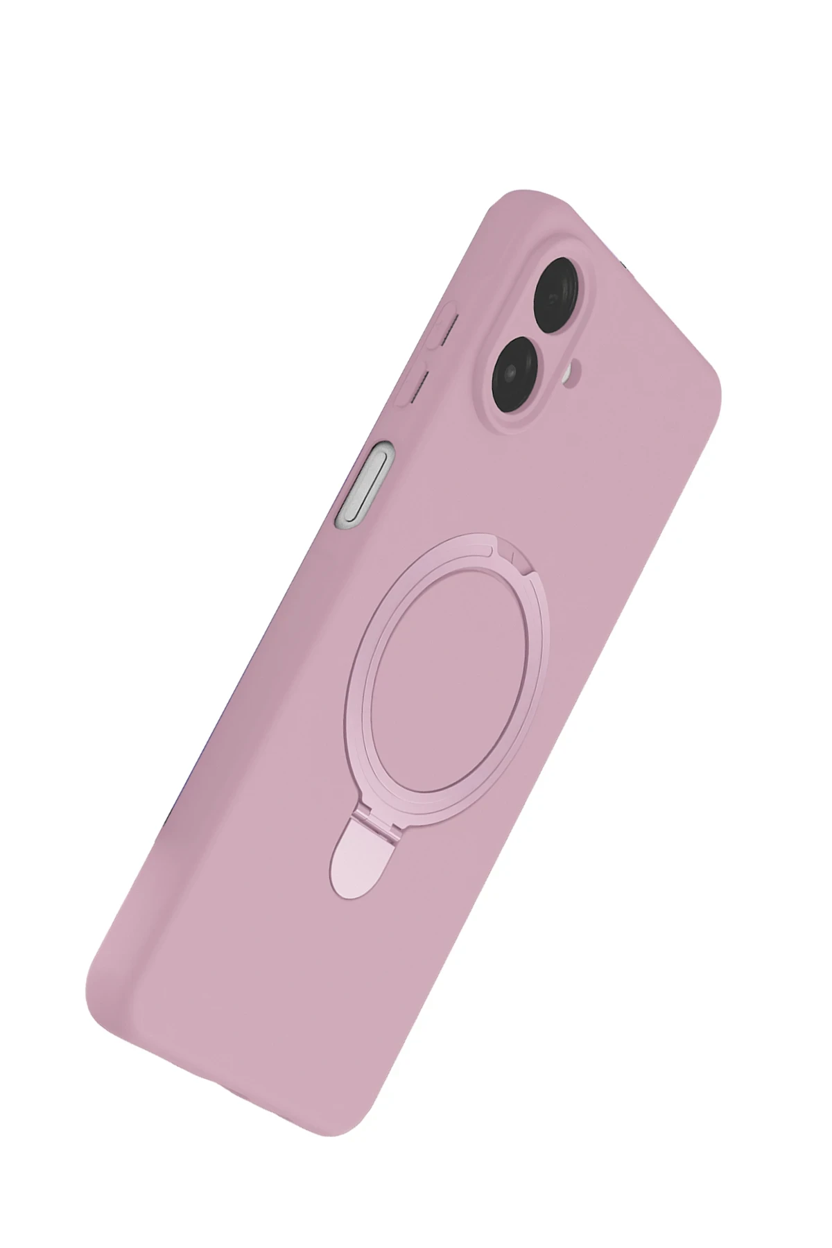 Newface Samsung Galaxy A07 4G Regal Magsafe Standlı Kapak - Açık Pembe
