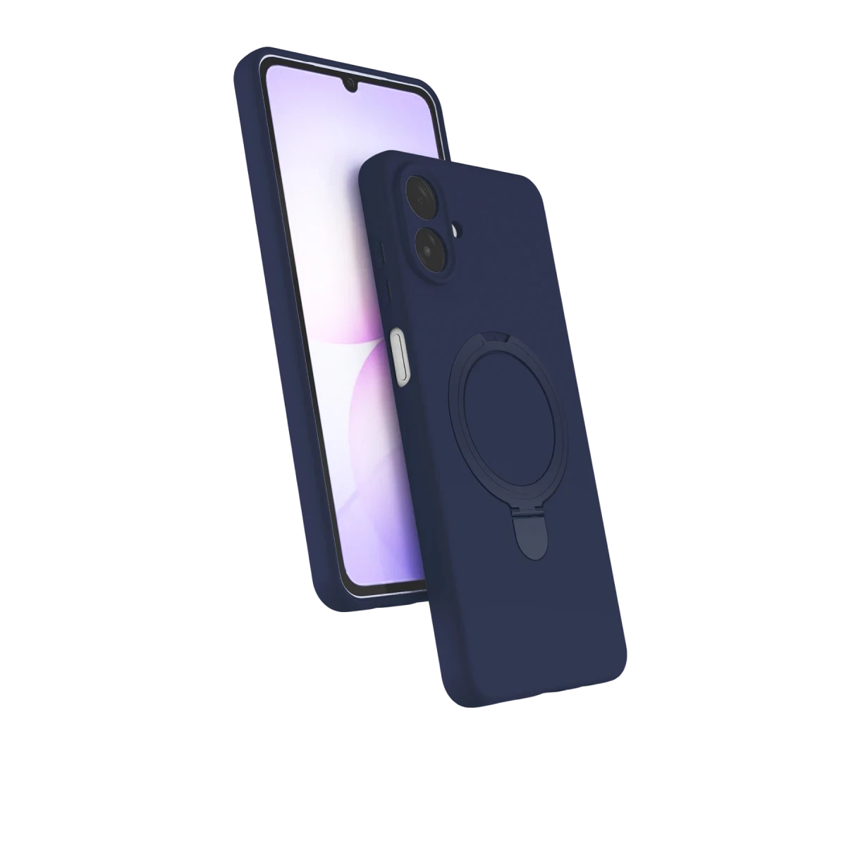 Newface Samsung Galaxy A07 4G Regal Magsafe Standlı Kapak - Lacivert