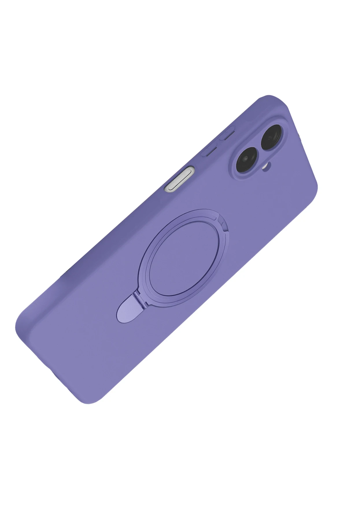 Newface Samsung Galaxy A07 4G Regal Magsafe Standlı Kapak - Lila