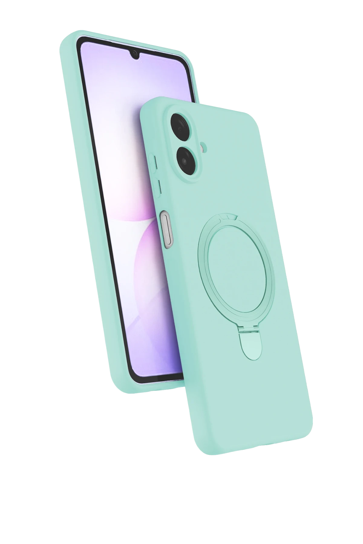 Newface Samsung Galaxy A07 4G Regal Magsafe Standlı Kapak - Su Yeşili