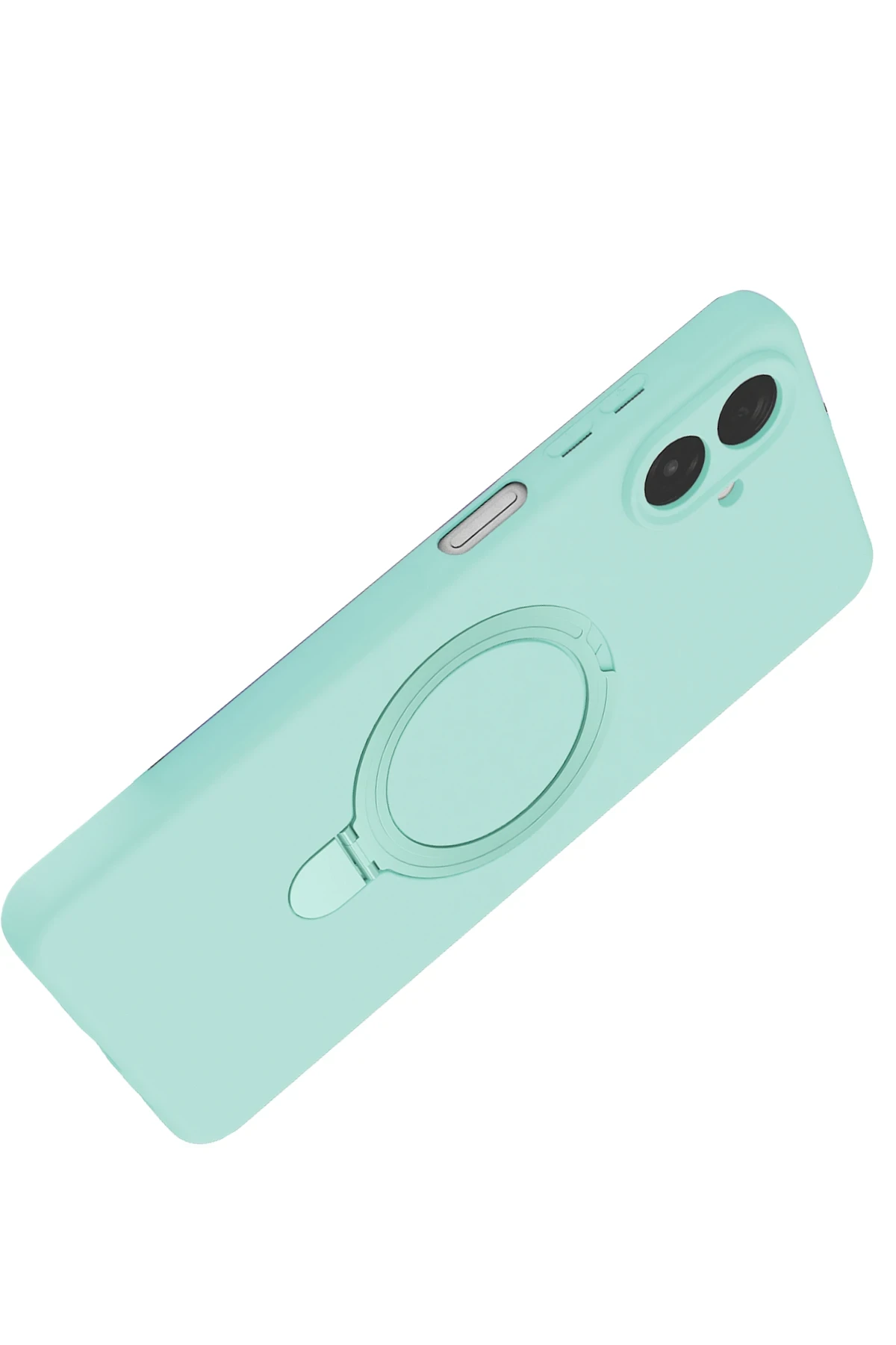 Newface Samsung Galaxy A07 4G Regal Magsafe Standlı Kapak - Su Yeşili