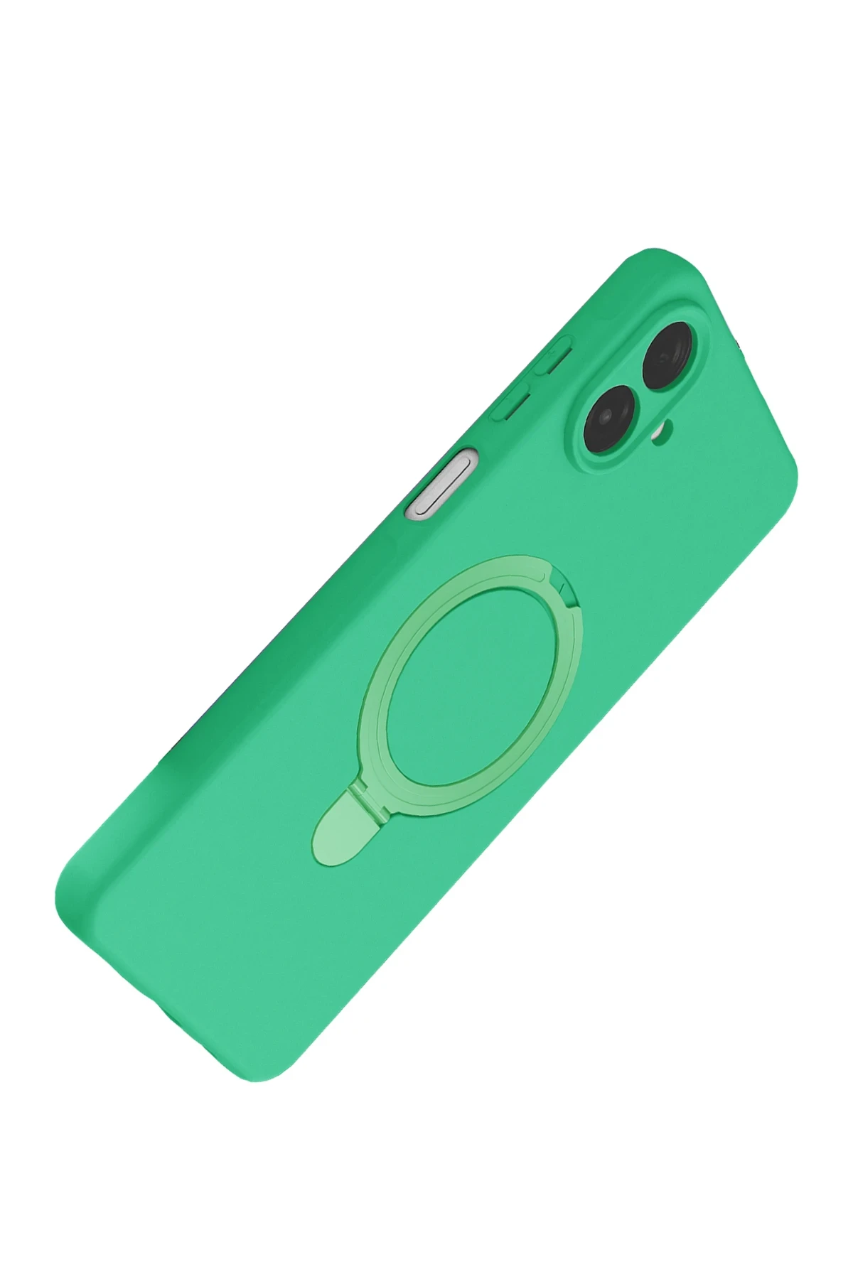 Newface Samsung Galaxy A07 4G Regal Magsafe Standlı Kapak - Yeşil
