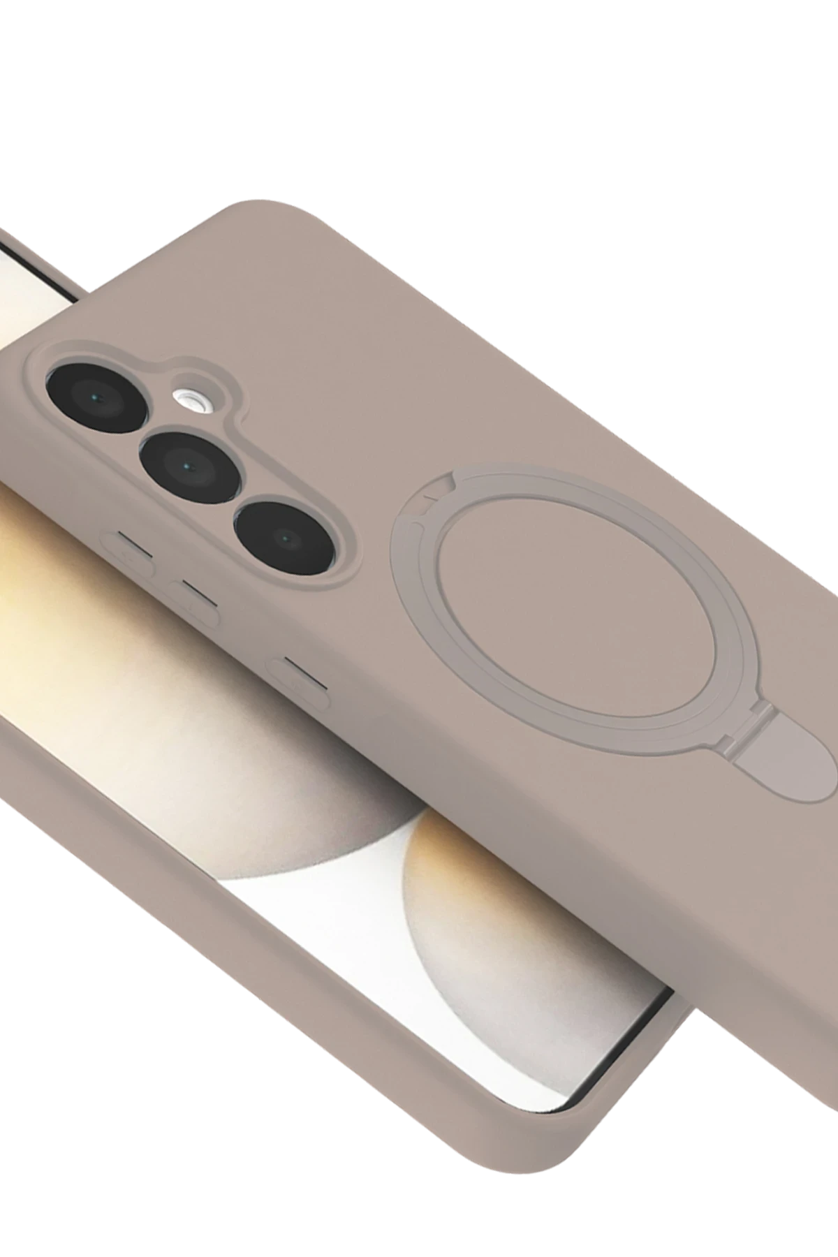 Newface Samsung Galaxy A16 5G Regal Magsafe Standlı Kapak - Çöl Titanyum