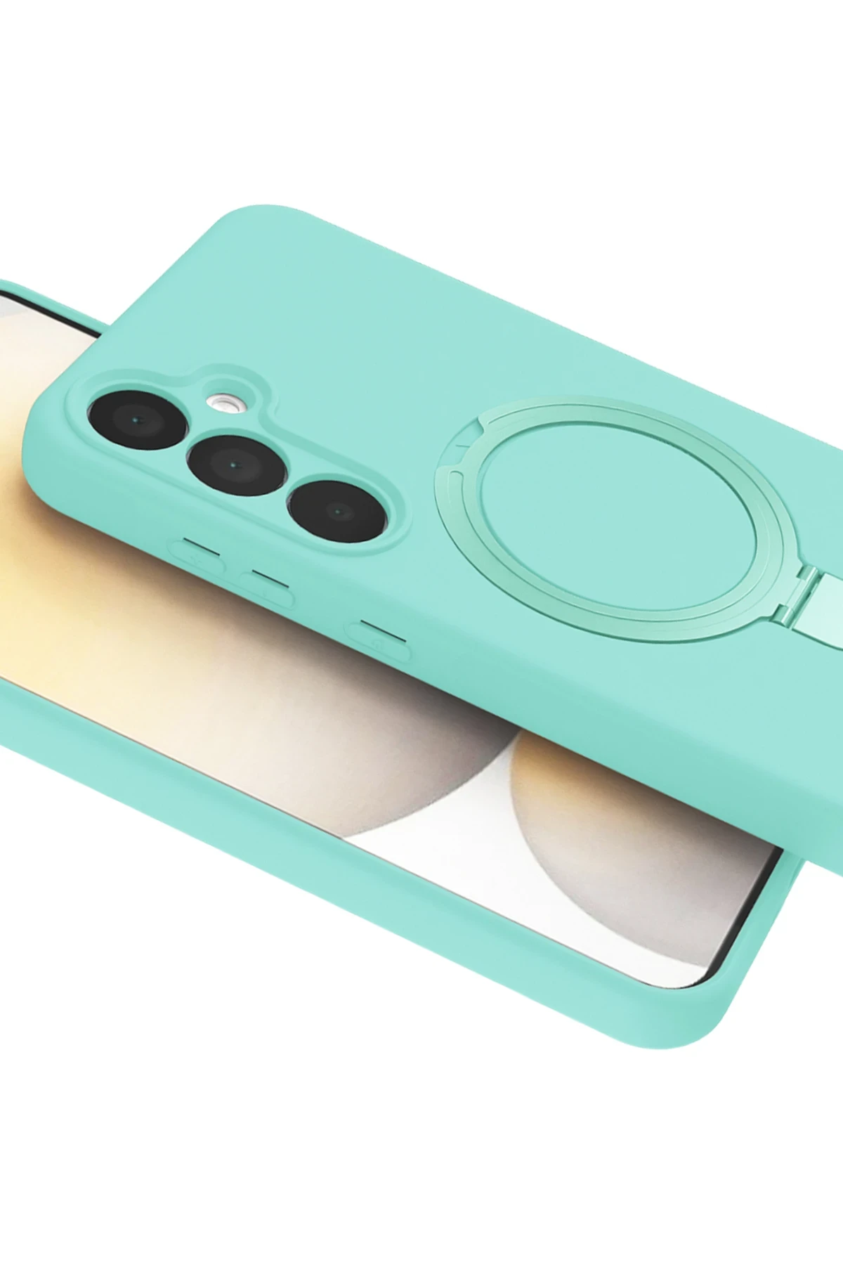 Newface Samsung Galaxy A16 5G Regal Magsafe Standlı Kapak - Su Yeşili