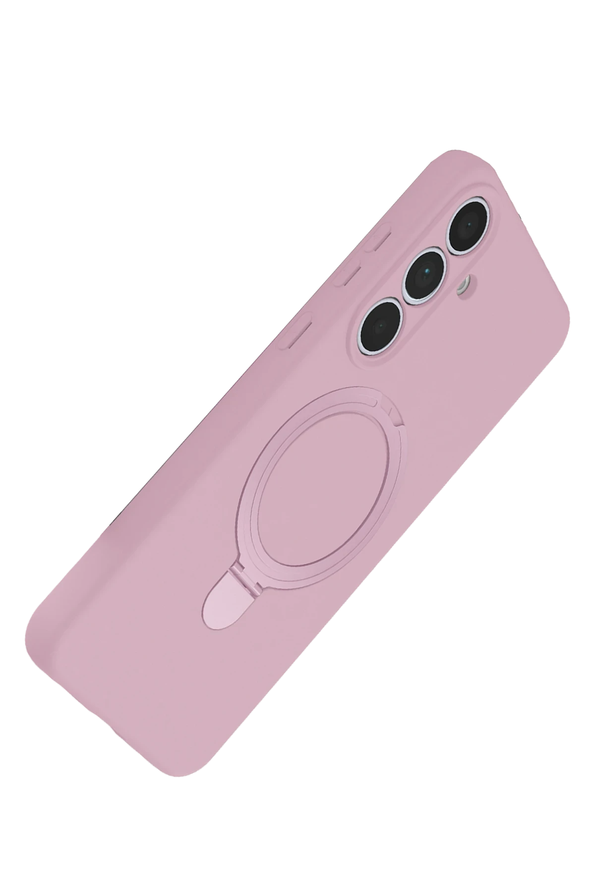 Newface Samsung Galaxy S24 FE Regal Magsafe Standlı Kapak - Açık Pembe — görsel 3