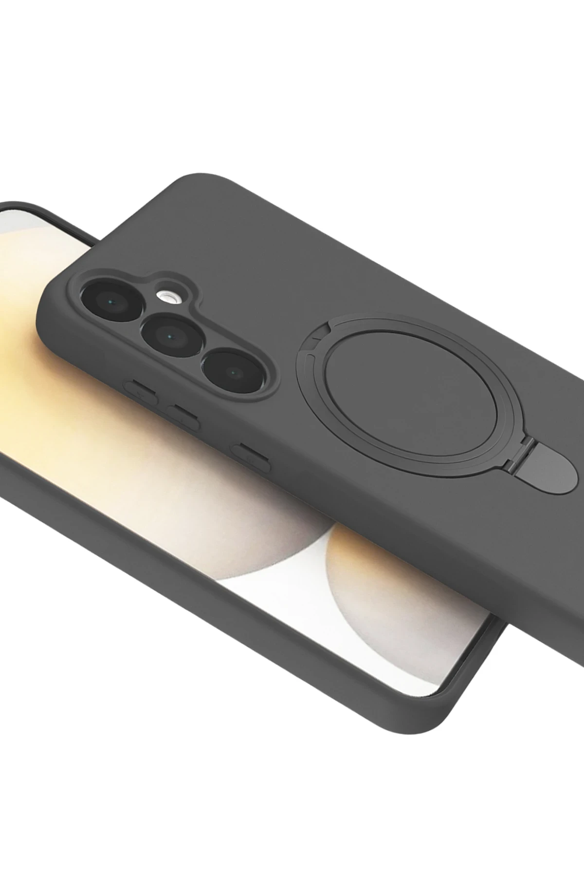 Newface Samsung Galaxy A15 4G Regal Magsafe Standlı Kapak - Titan Gri