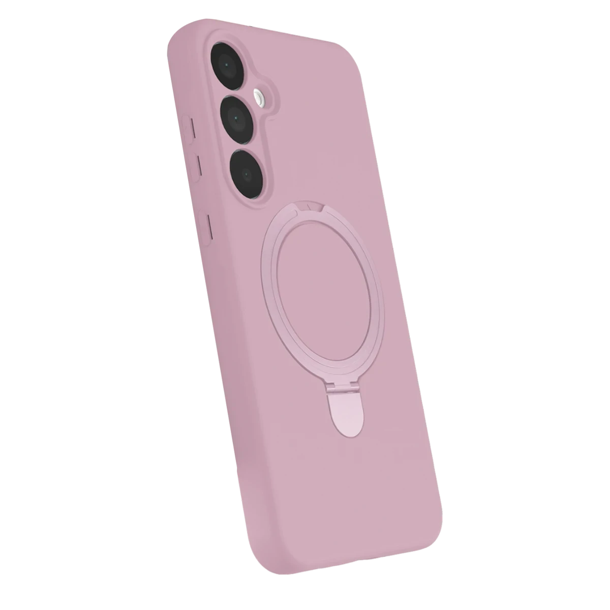 Newface Samsung Galaxy A25 5G Regal Magsafe Standlı Kapak - Açık Pembe — görsel 7