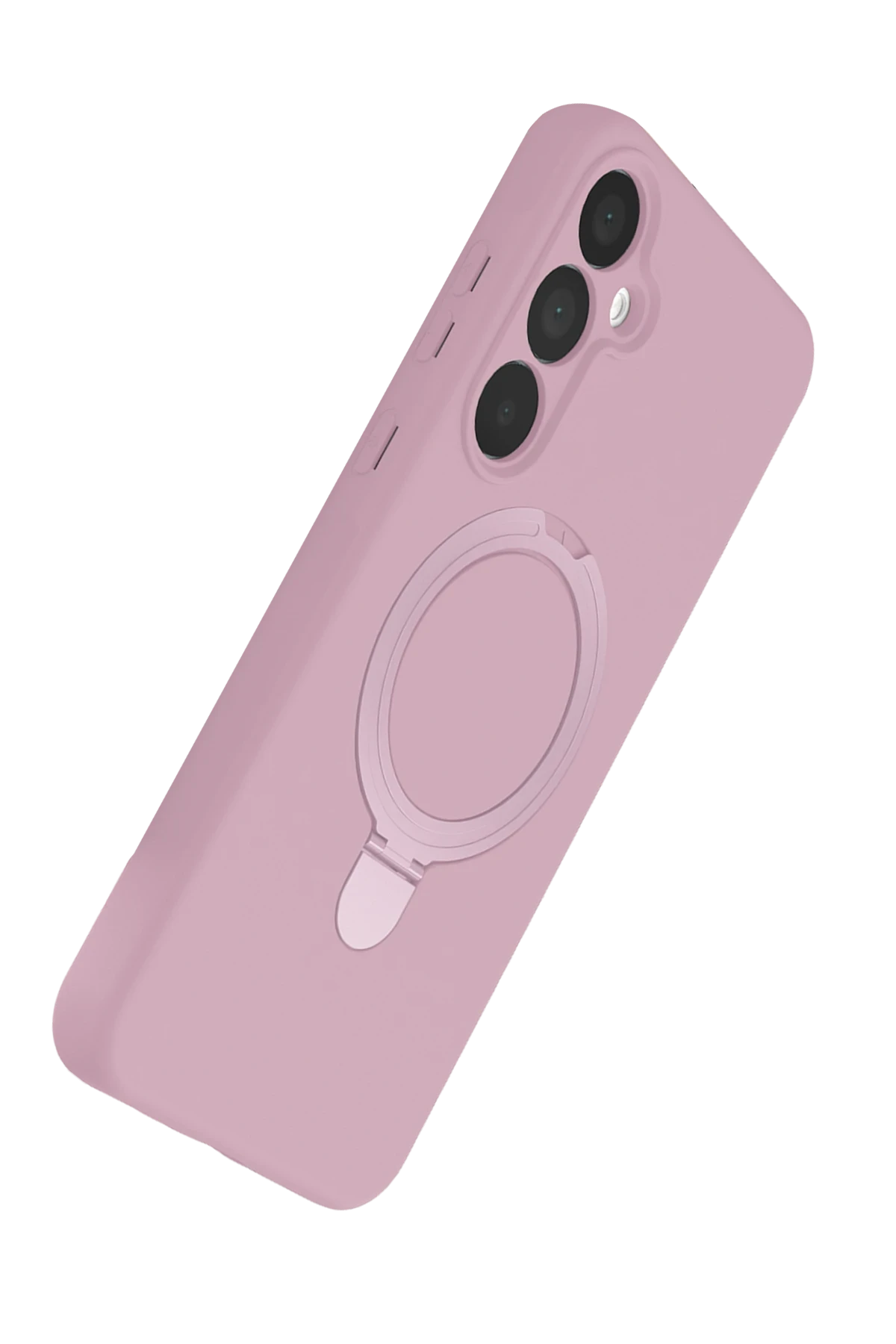 Newface Samsung Galaxy A25 5G Regal Magsafe Standlı Kapak - Açık Pembe — görsel 3