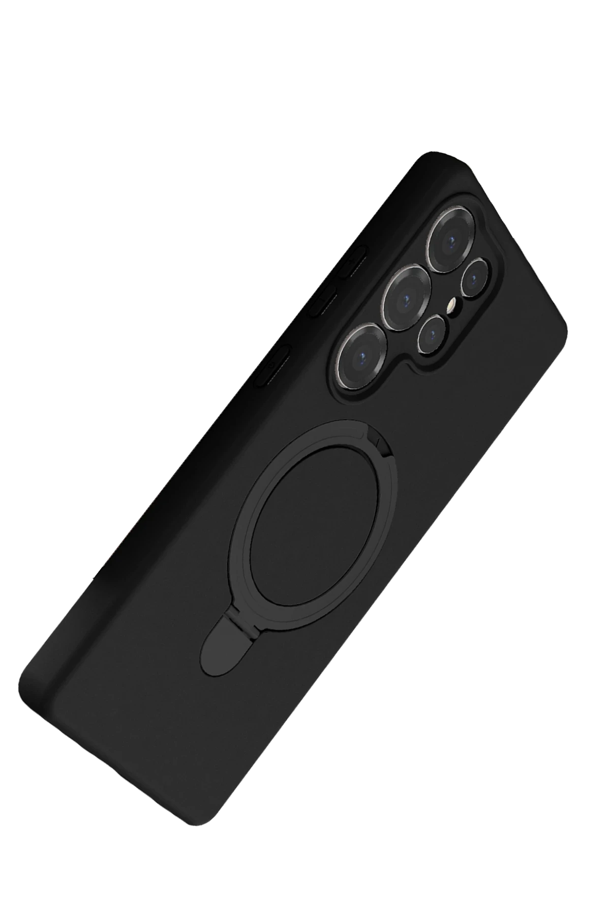 Newface Samsung Galaxy S24 Ultra Regal Magsafe Standlı Kapak - Siyah