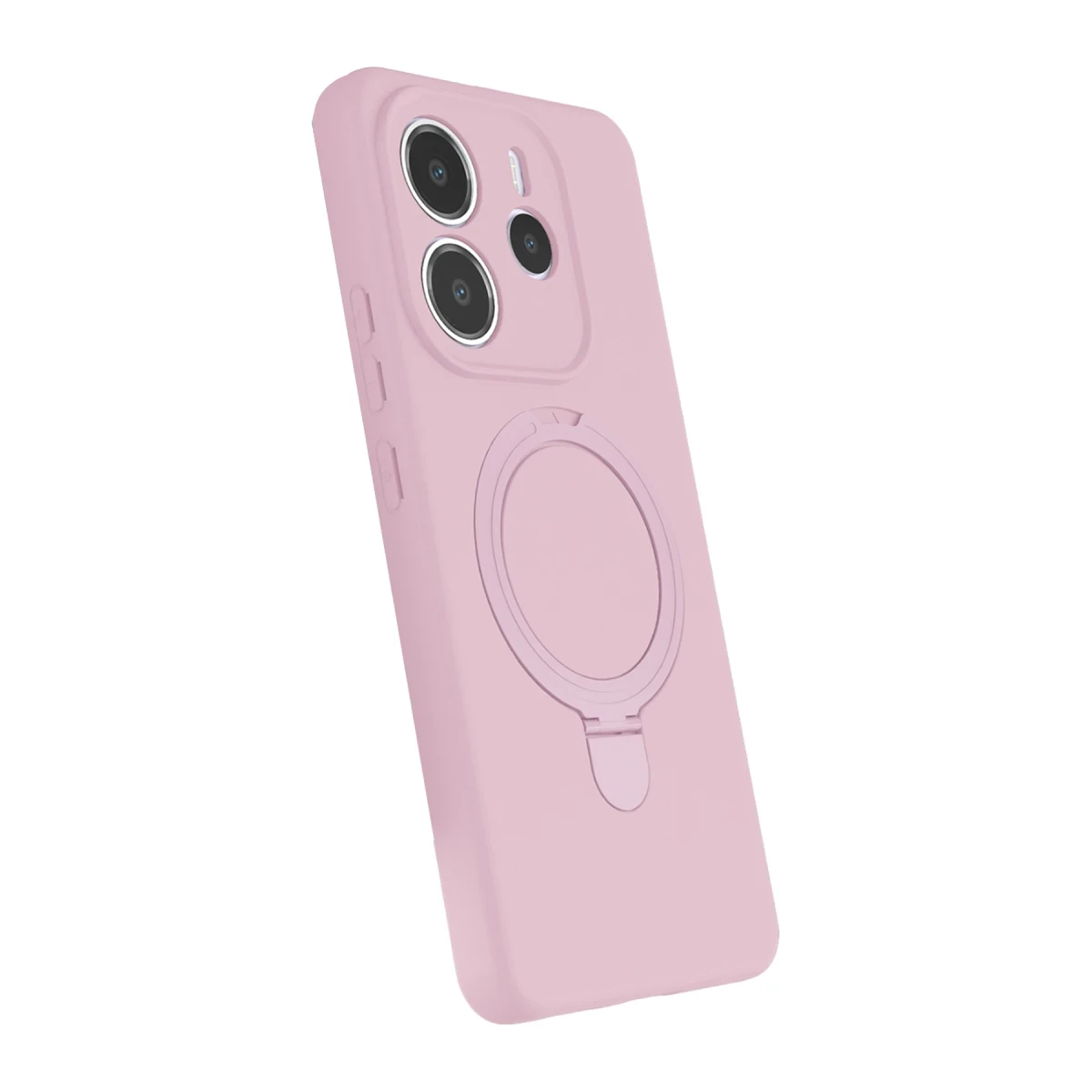 Newface Xiaomi Redmi Note 14 4G Regal Magsafe Standlı Kapak - Açık Pembe — görsel 6